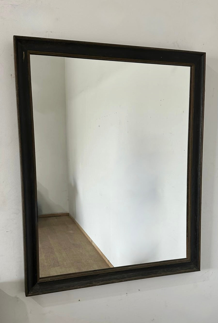 Large 19th Century French Ebonized Mirror