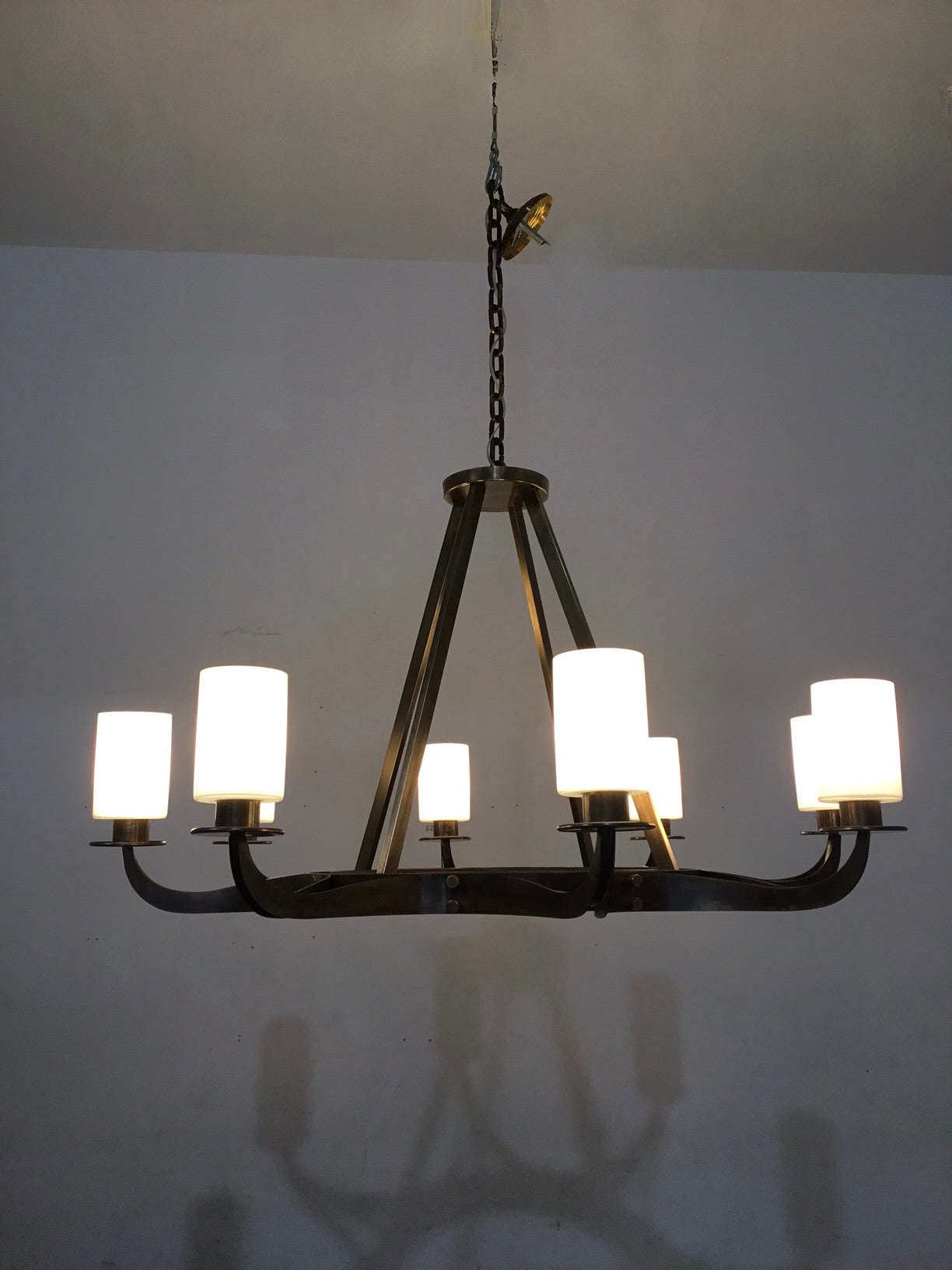 Lucca Studio Sophie Chandelier with Opaline Shades