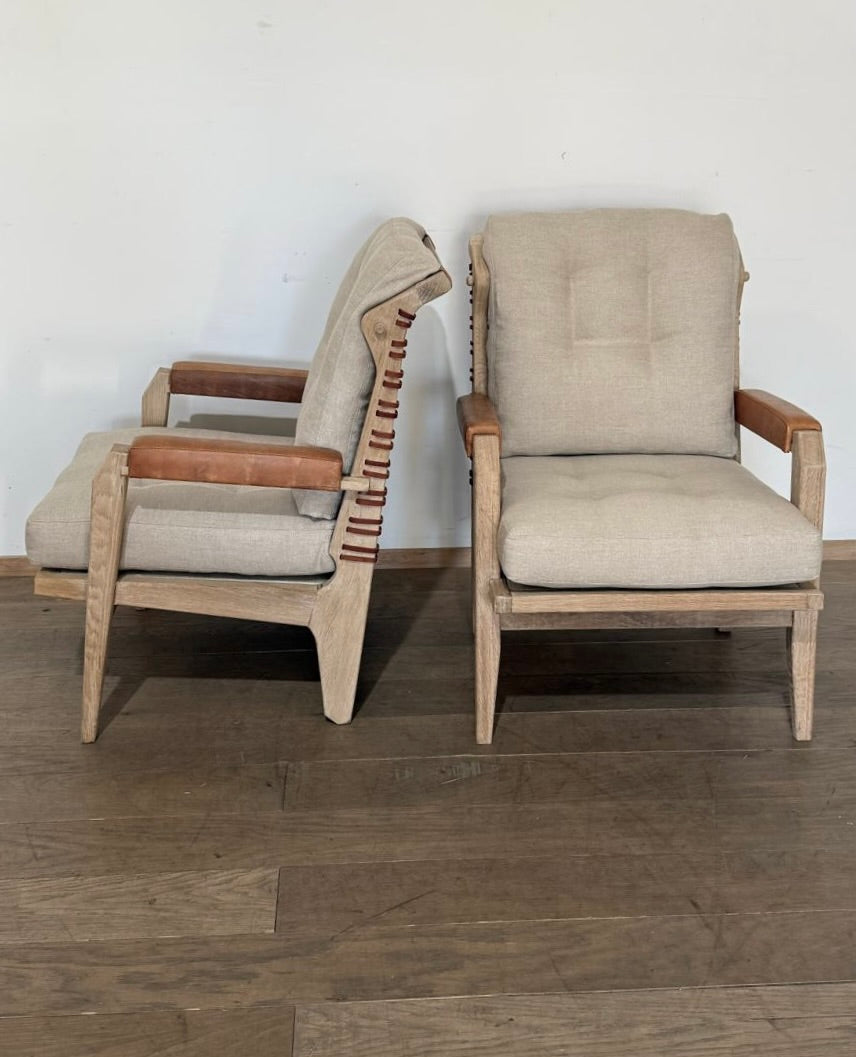 Pair of Lucca Studio Langdon Chair