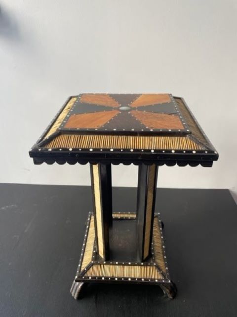 19th Century Anglo Indian Porcupine Quill Side Table