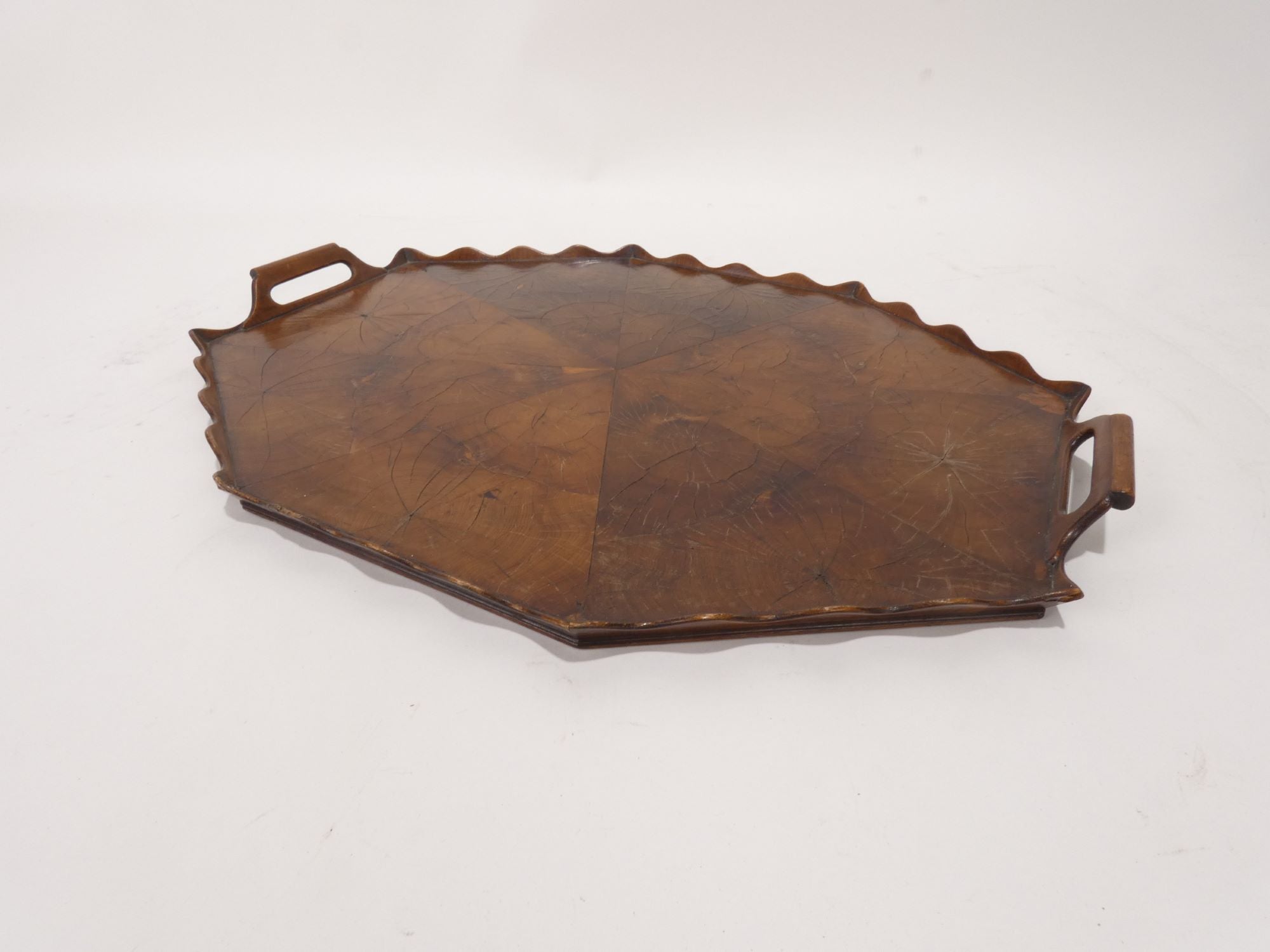 19th Century English Yew Tray