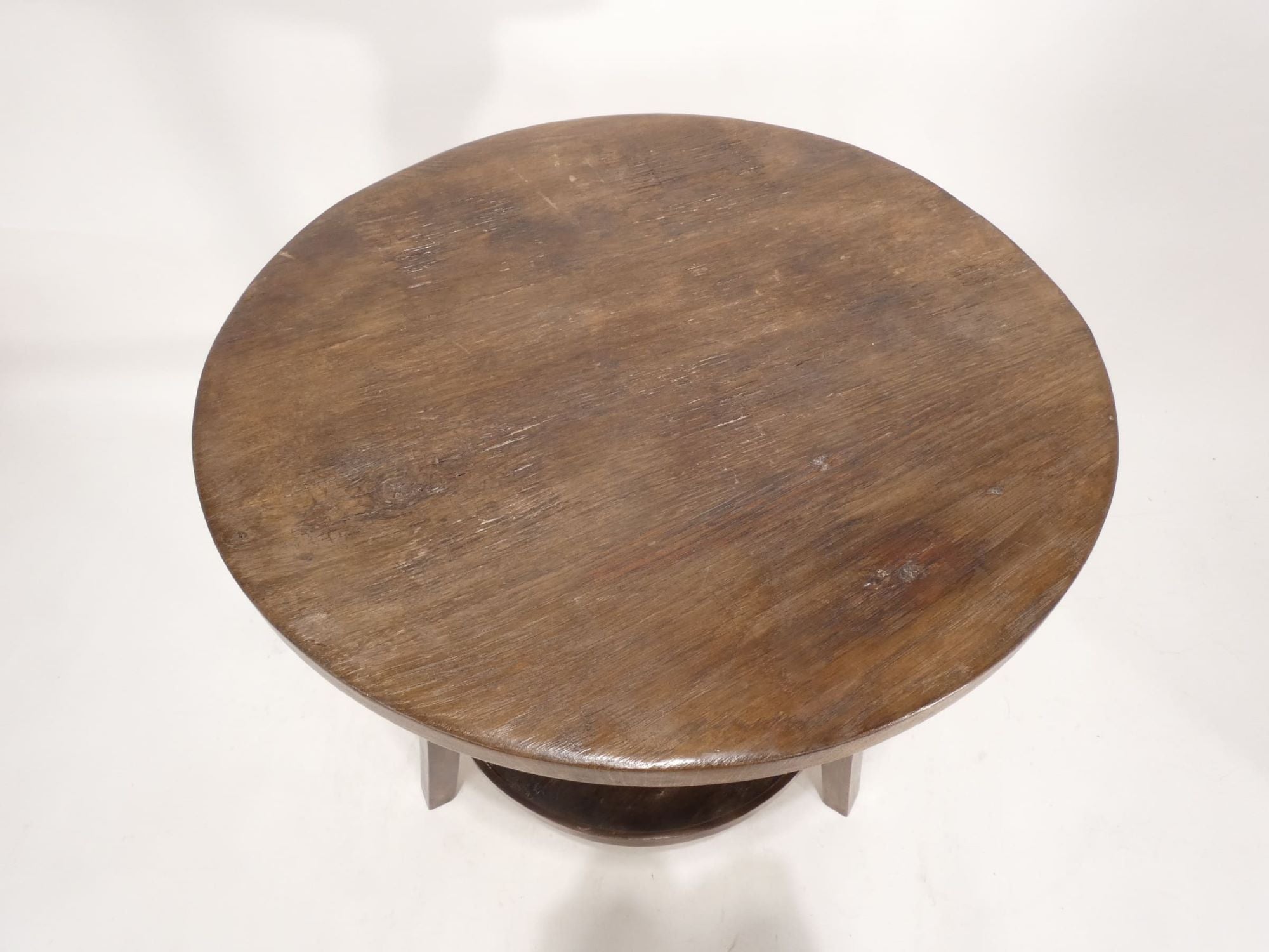 Lucca Studio Eloise Walnut Round Side Table