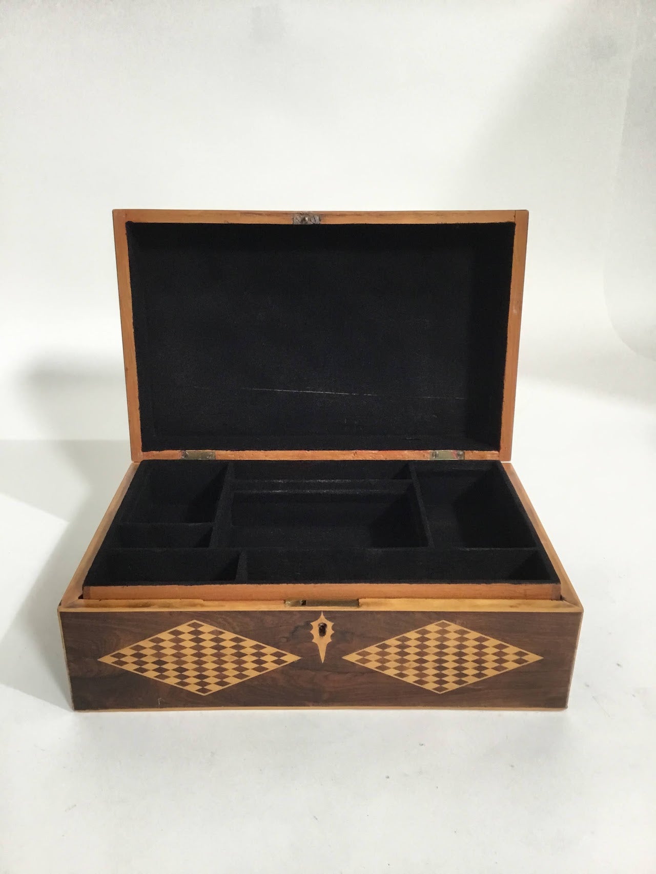 Large Fine English 19c Inlaid Box