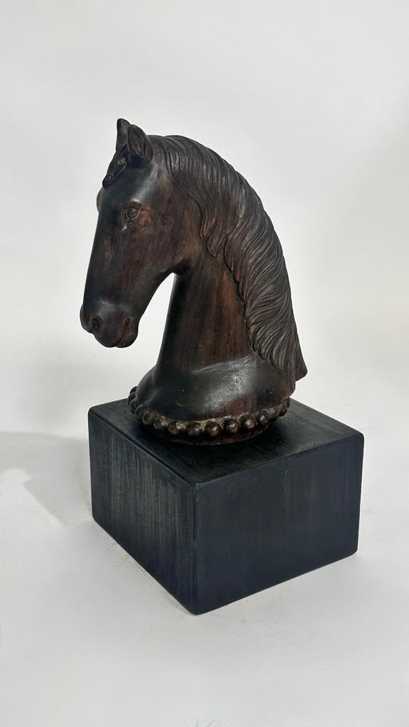 Mid Century French Mid Century Horse Head Sculpture