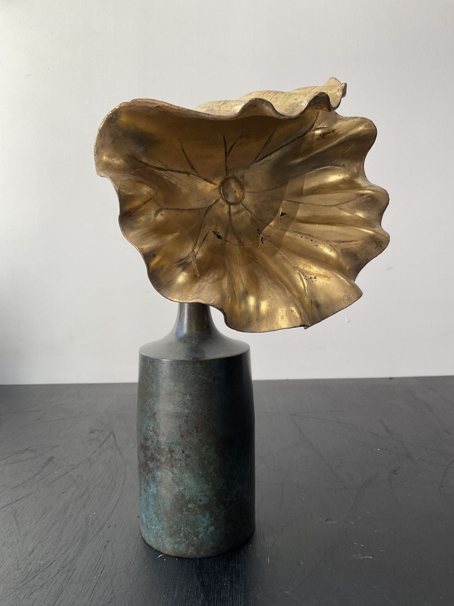 Exceptional 19th Century Gilt Wood Alter Flower