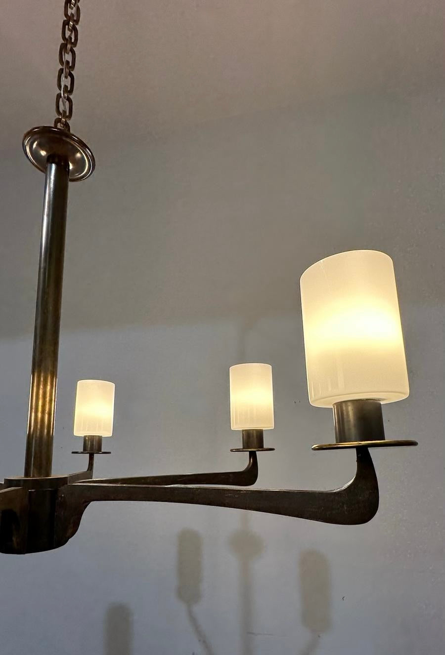 Lucca Studio Hardin Chandelier With Opaline Shades