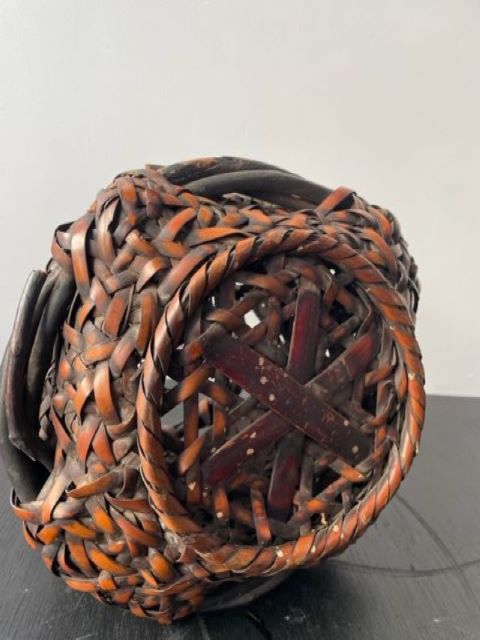 Japanese Ikabena Woven Basket