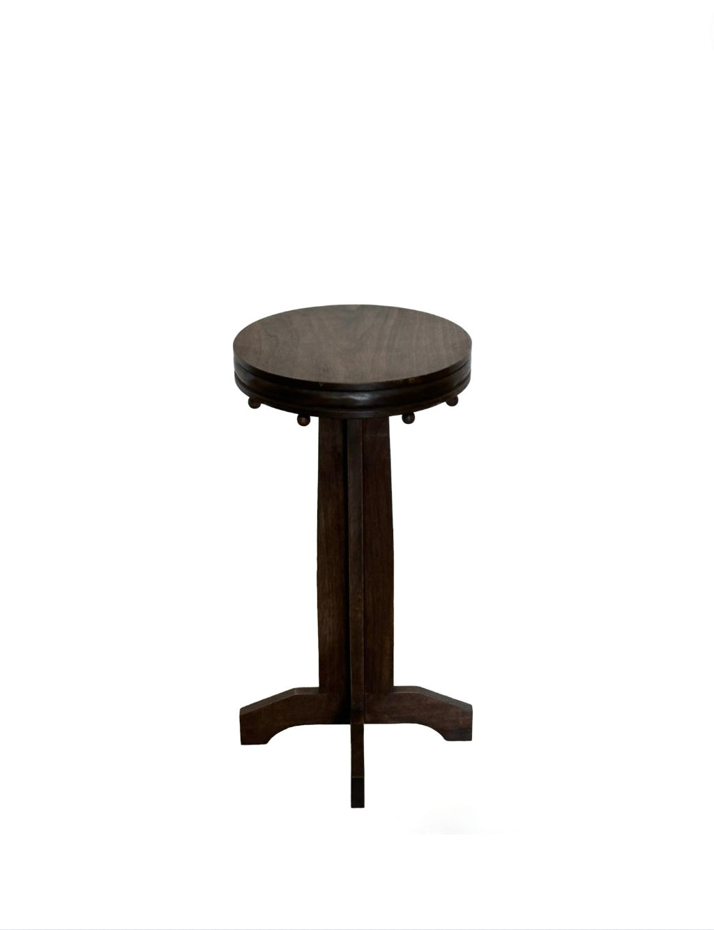 Limited Edition Walnut Deco Side Table