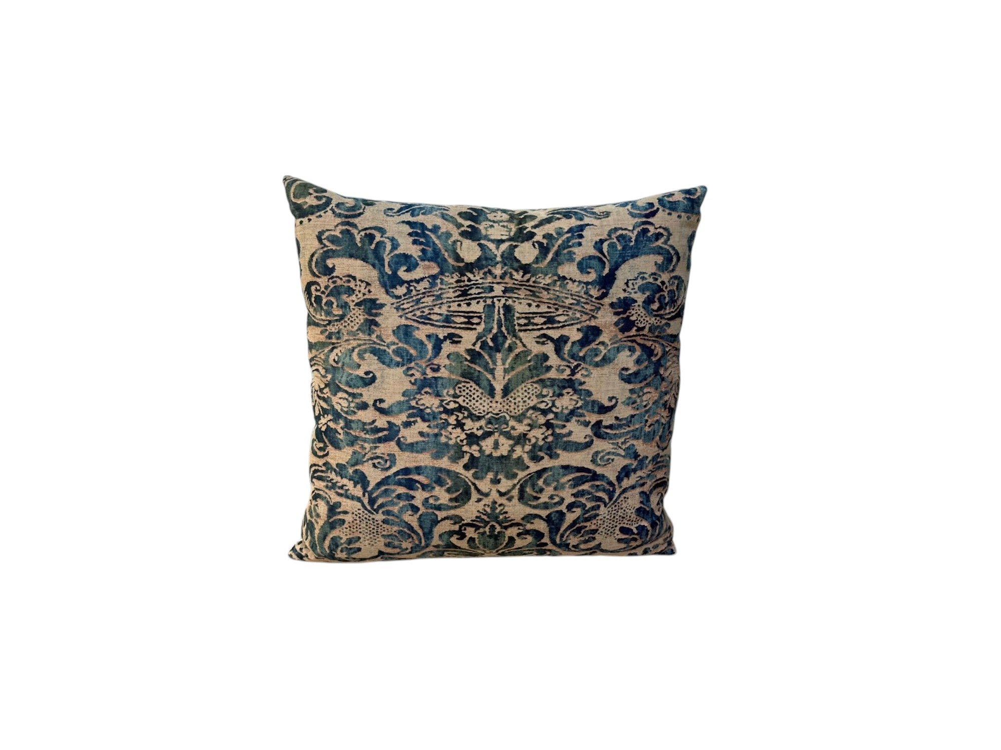 19th Century Fortuny Textile Pillow