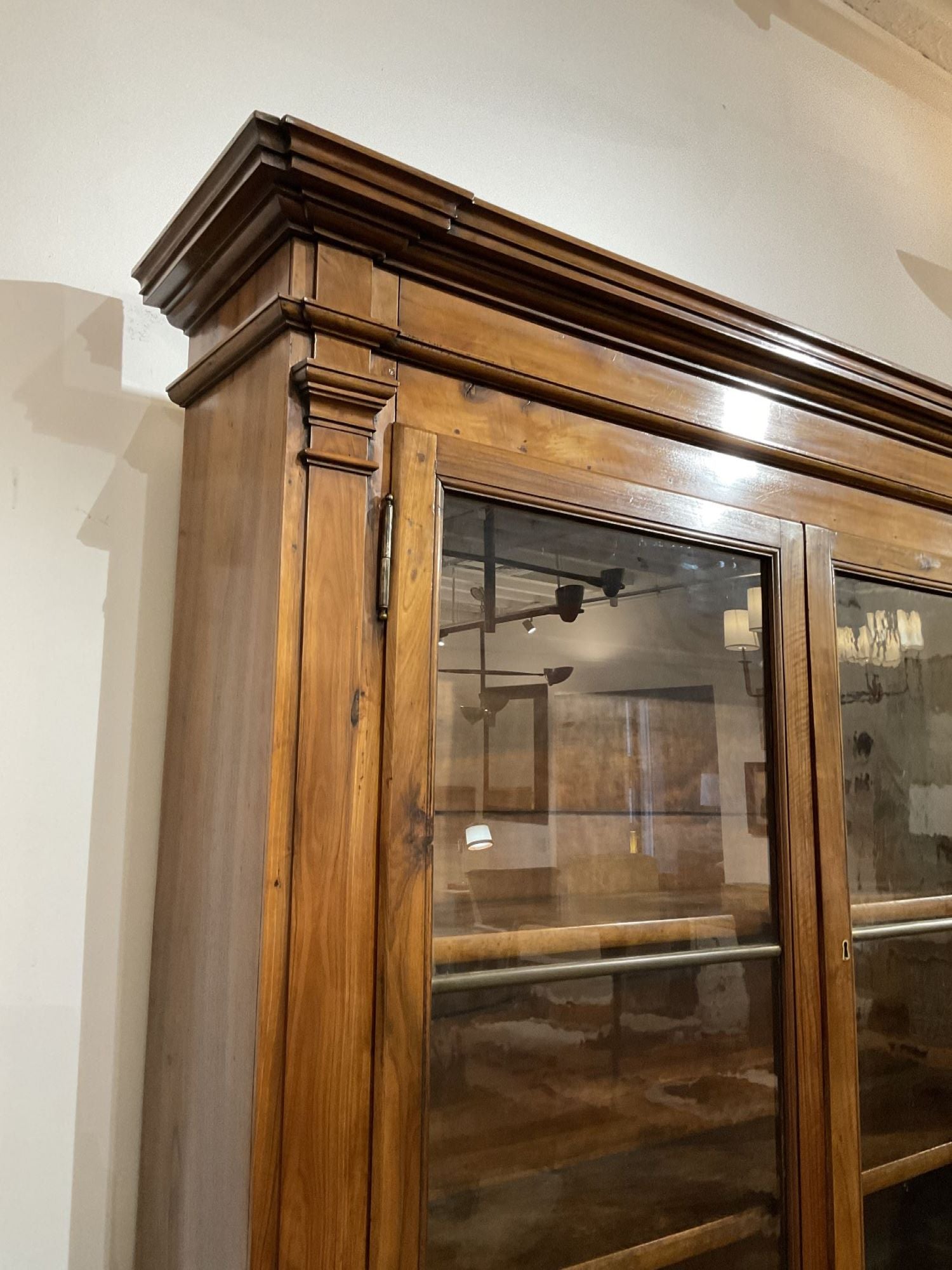 Neo Classic 18th Century Italian Walnut Bookcase