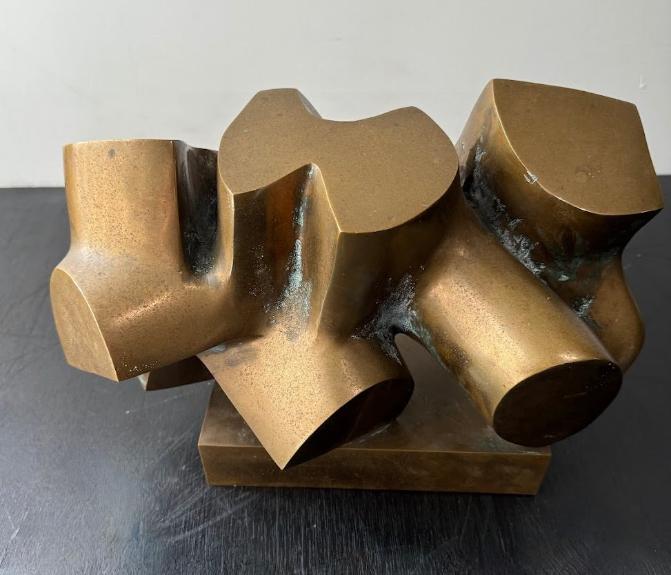 Large Sculptural Augustin Filipovic Bronze Sculpture