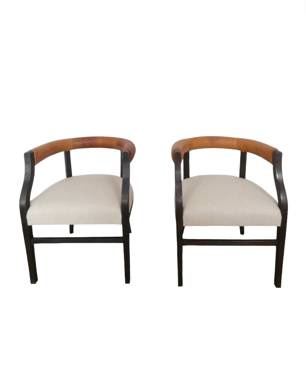 Lucca Studio Pair of Bennet Chairs