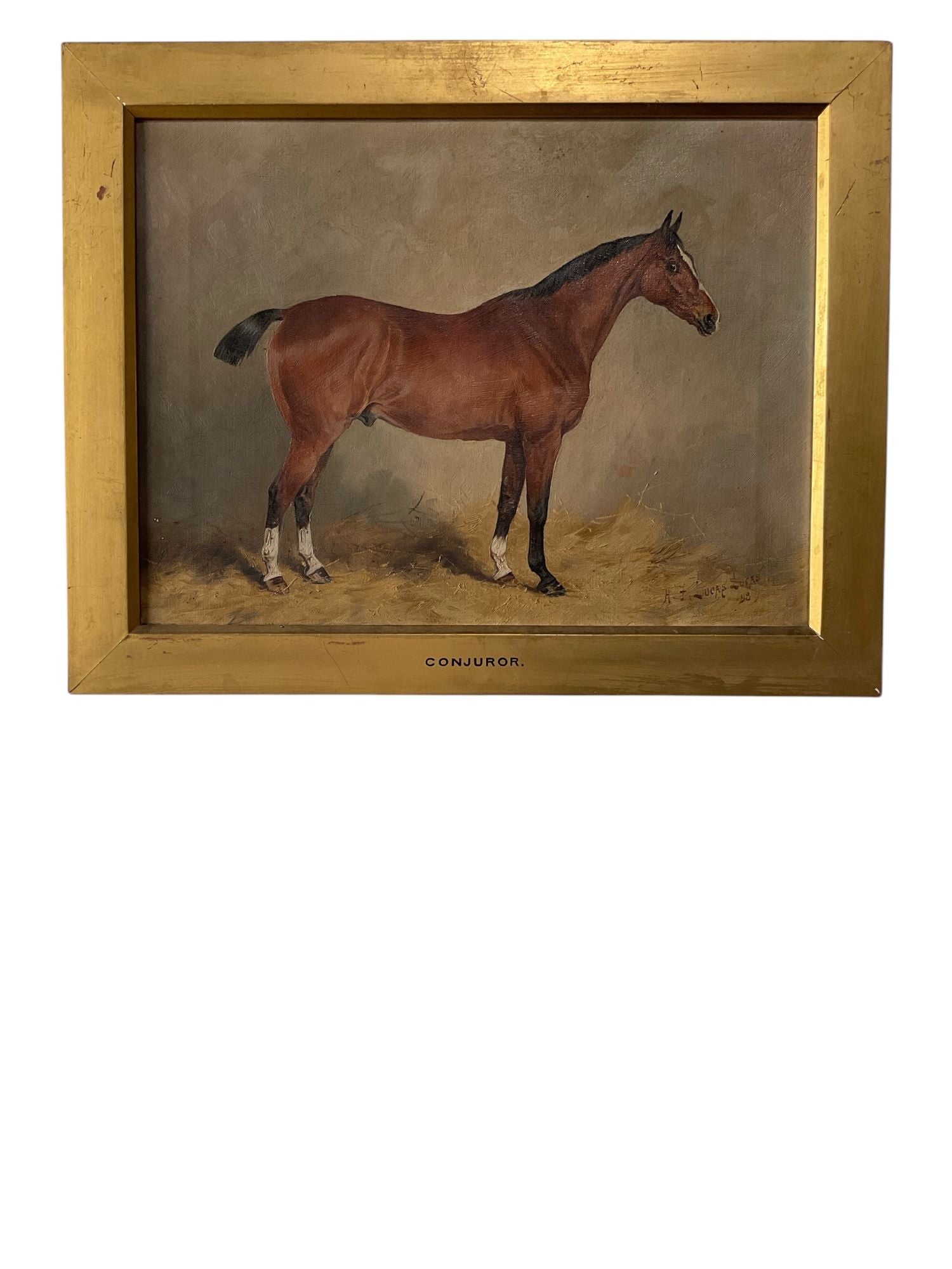 Circa 1890’s English Horse Portrait, (4) Framed Portraits Available