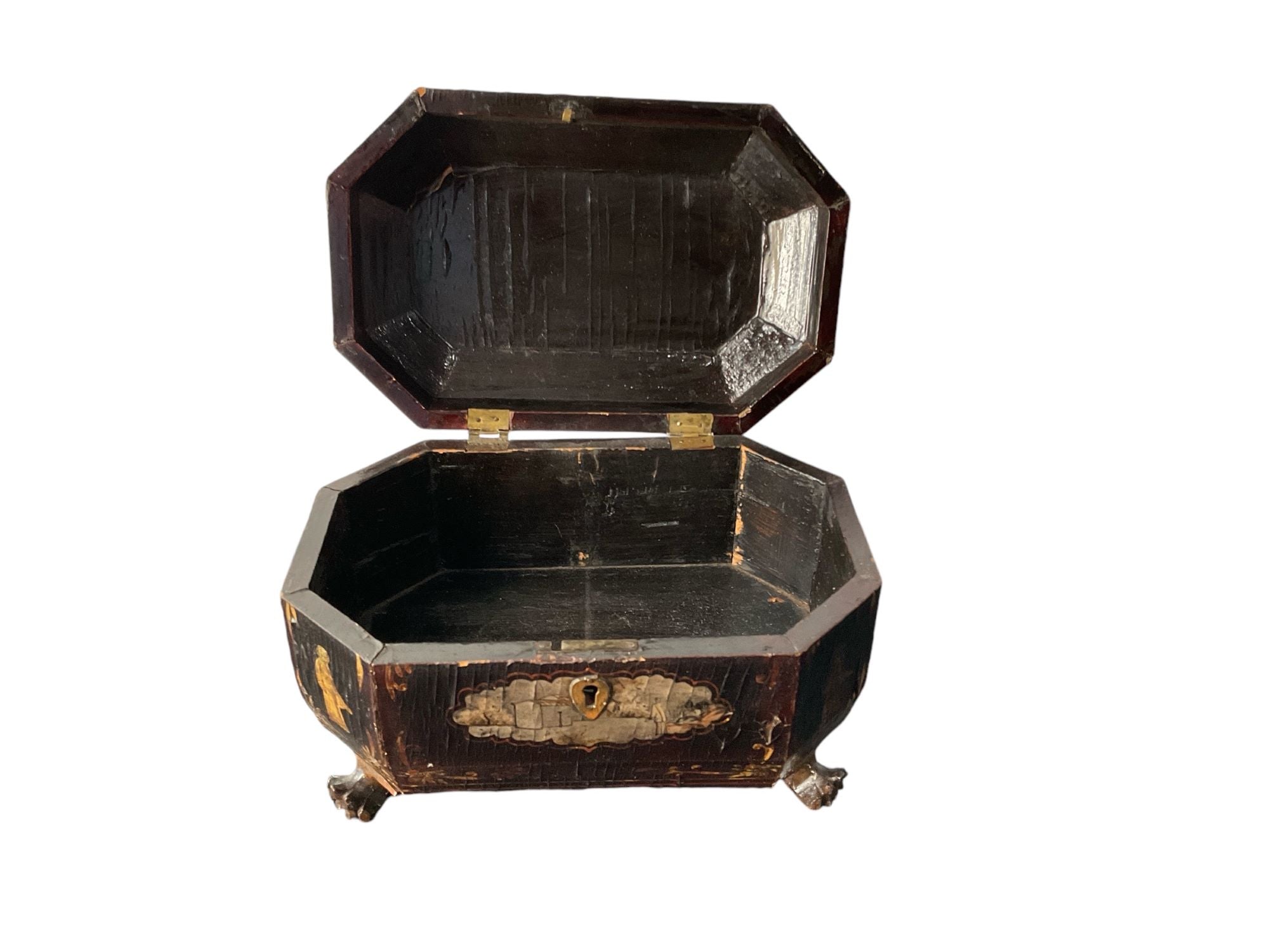 19th Century English Chinoiserie Box