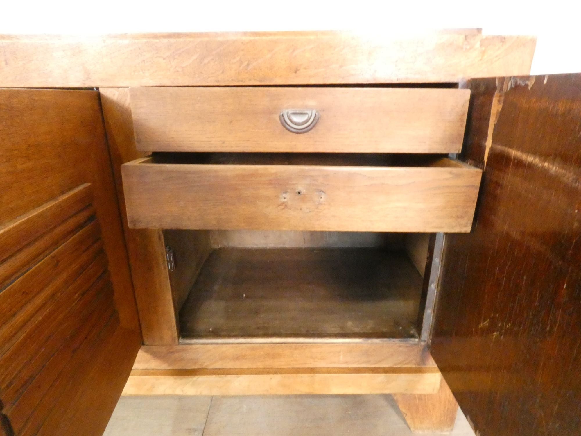 French 1940's Oak Sideboard