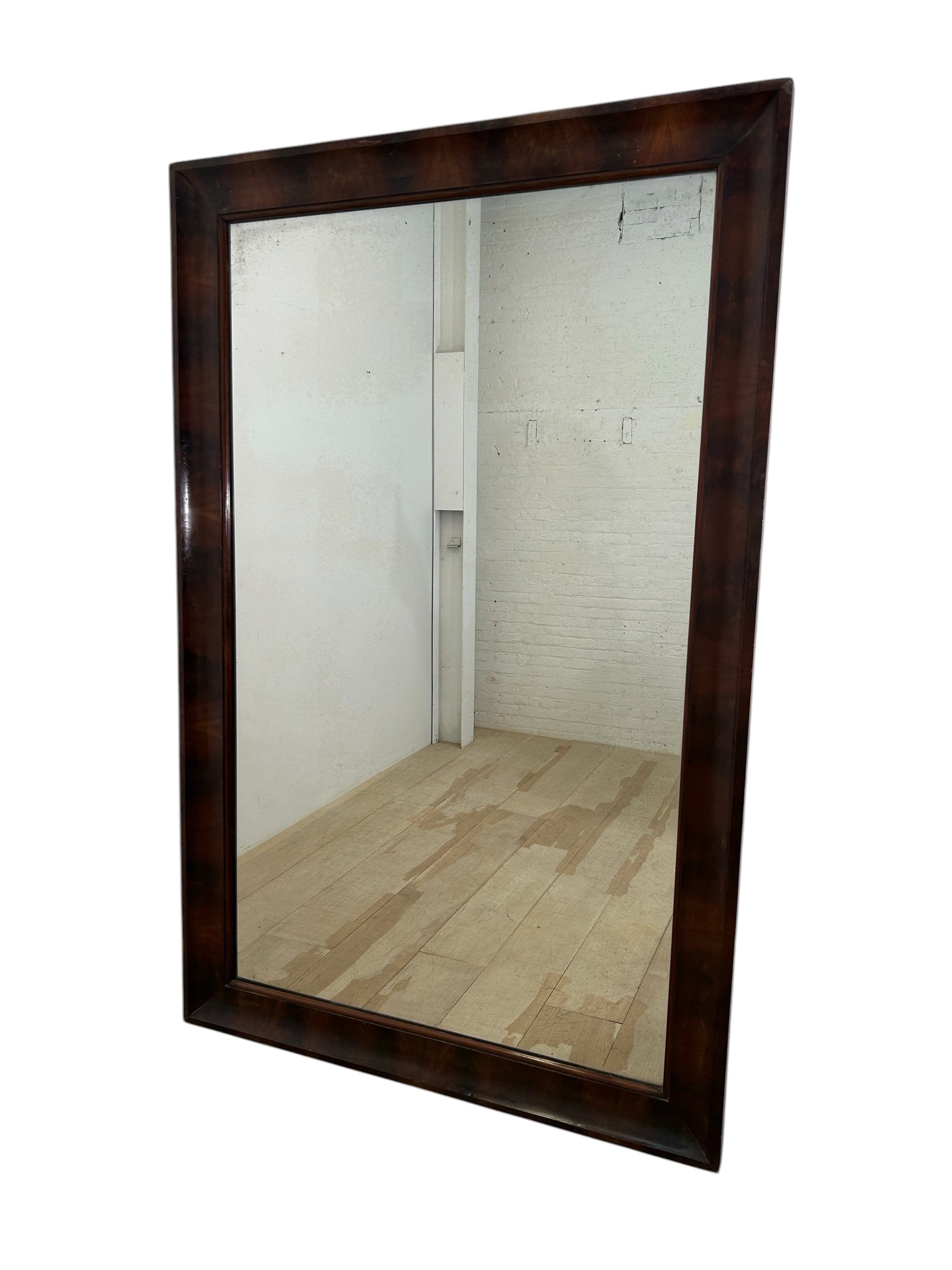 19th century English Burl Mirror