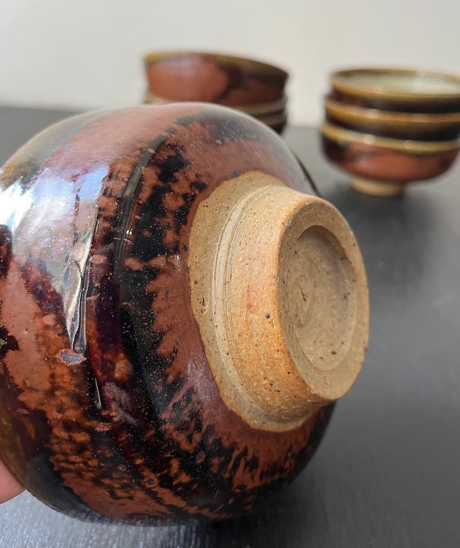 Set of (7) Handmade Studio Pottery Bowls