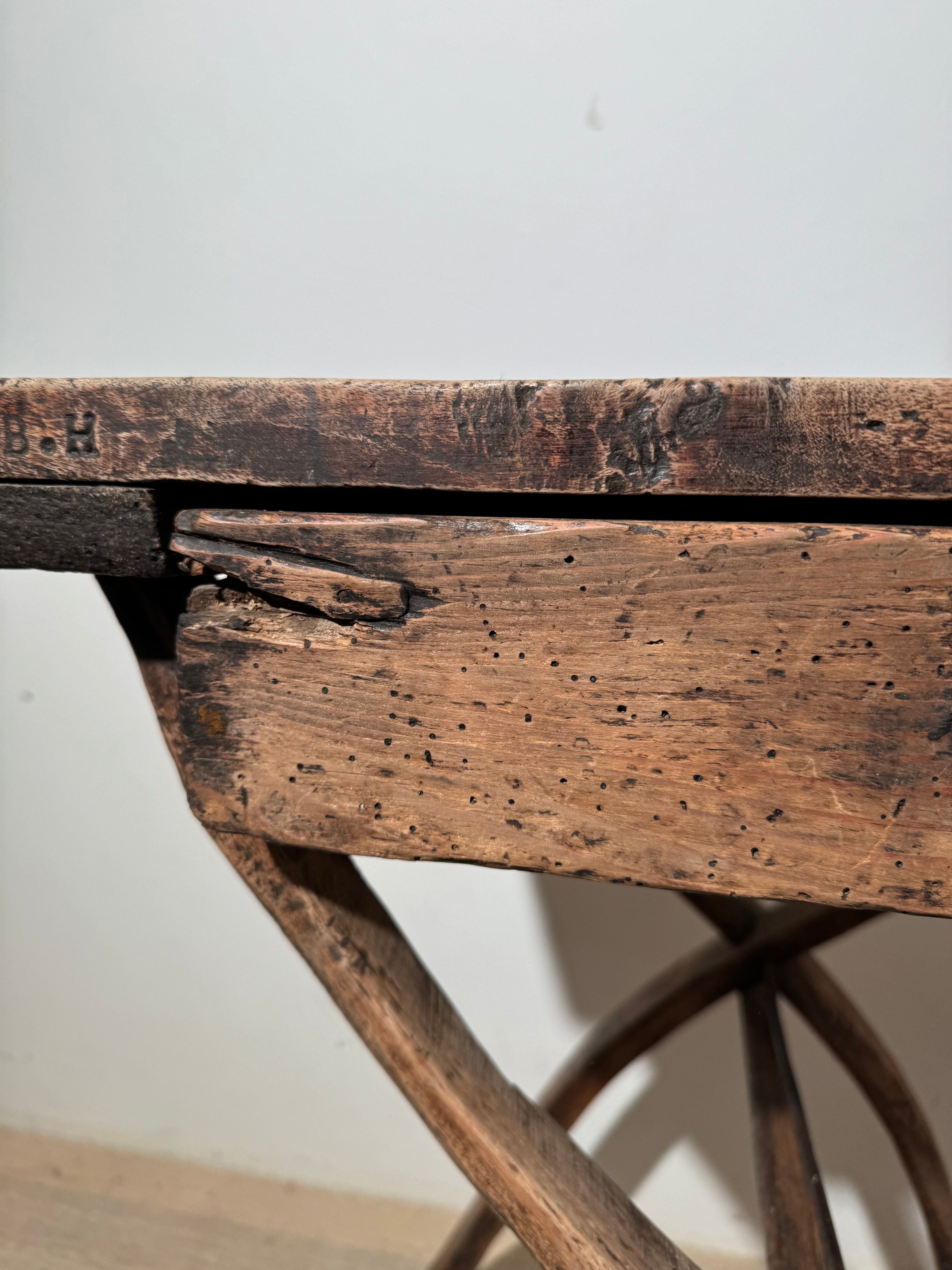 French 18th Century Primitive Side Table