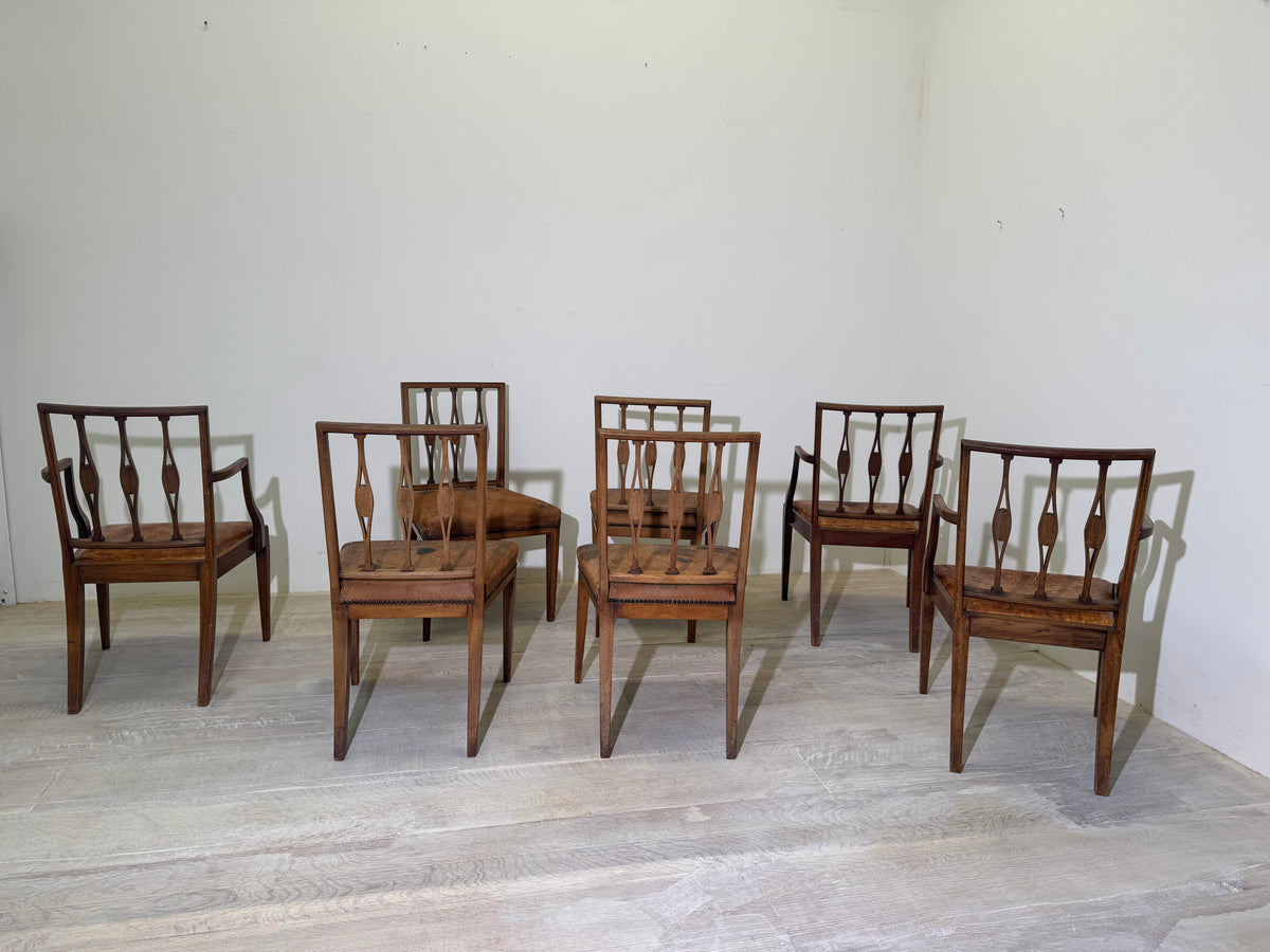 Set of Eight Dining Chairs