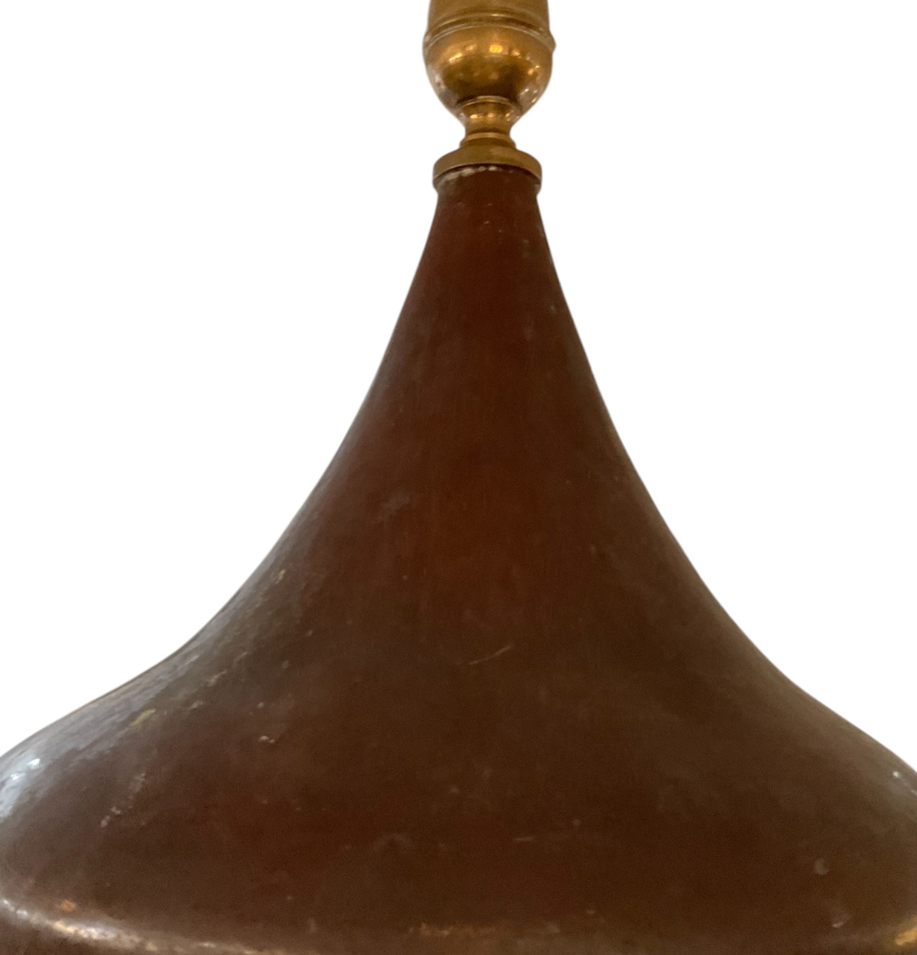 Limited Edition Copper Pendant with Opaline Shade