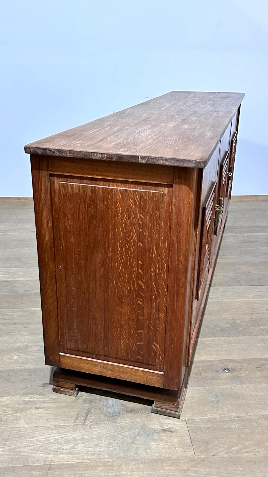 Large 1930's French Oak Sideboard