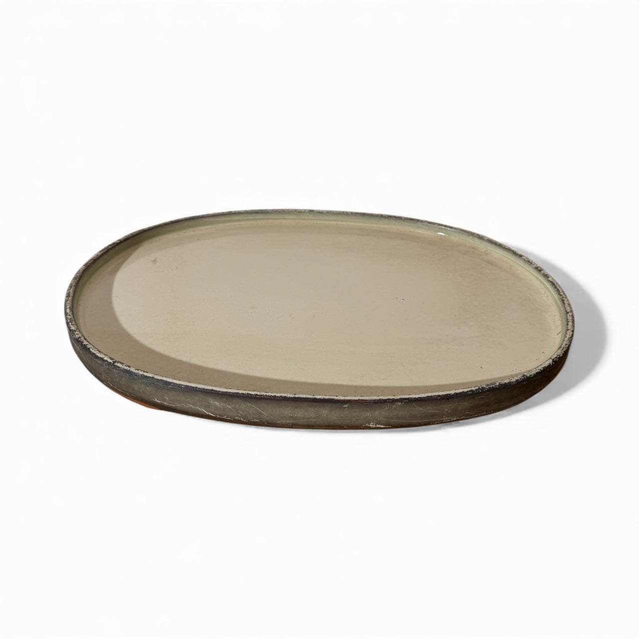 Small Vintage Japanese Cream Colored Tray