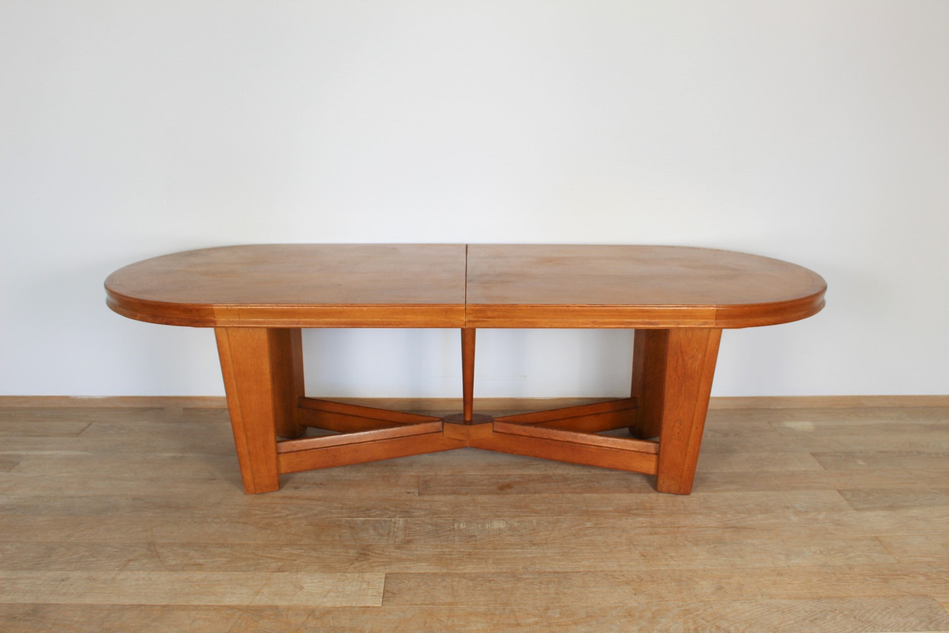 Rare Guillerme & Chambron Oval Dining Table