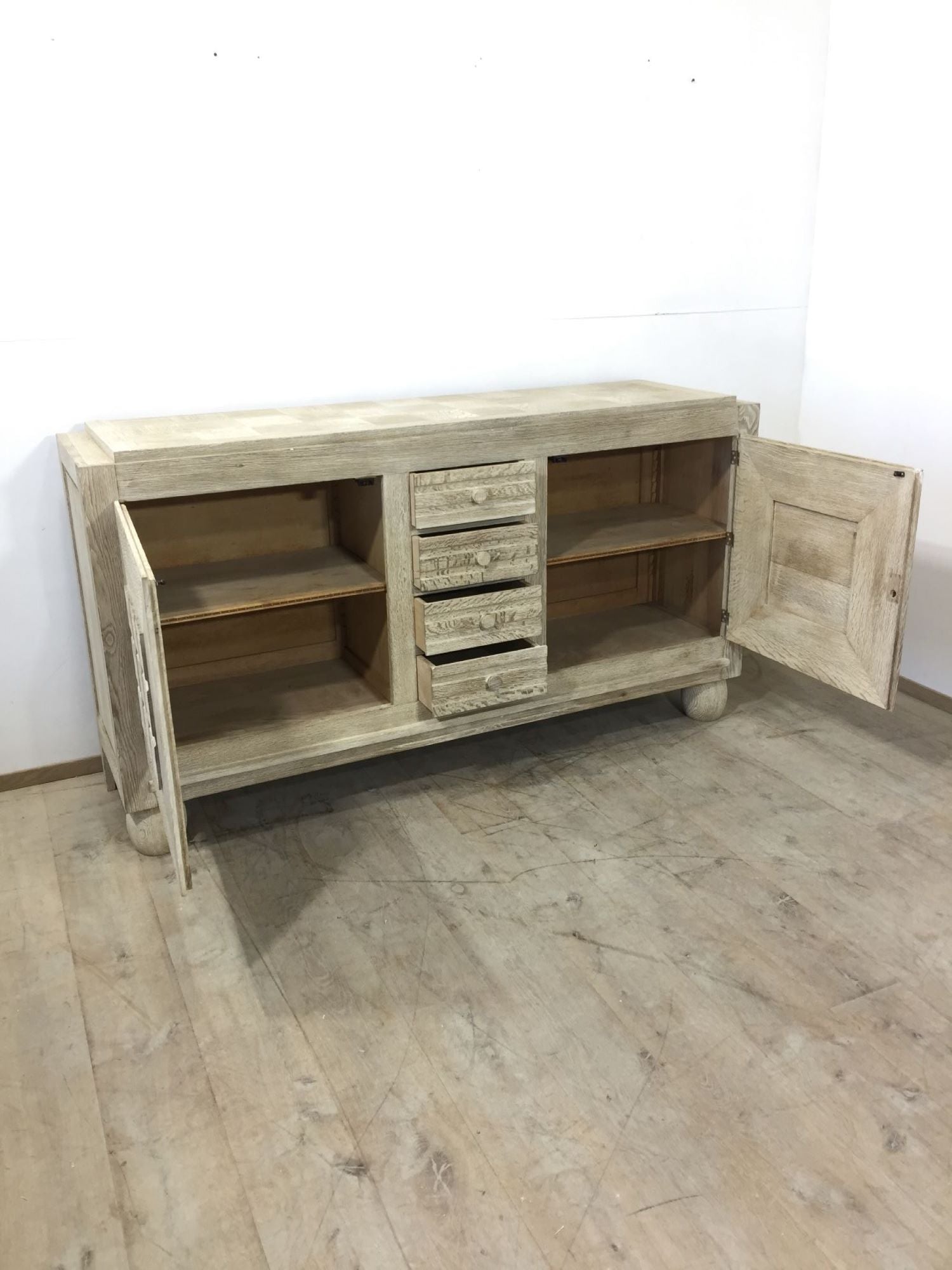 French 1940's Oak Buffet