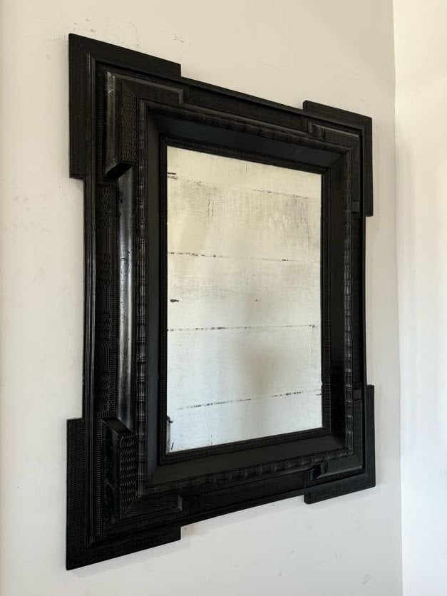 Large Rare 18th Century Ripple Mirror