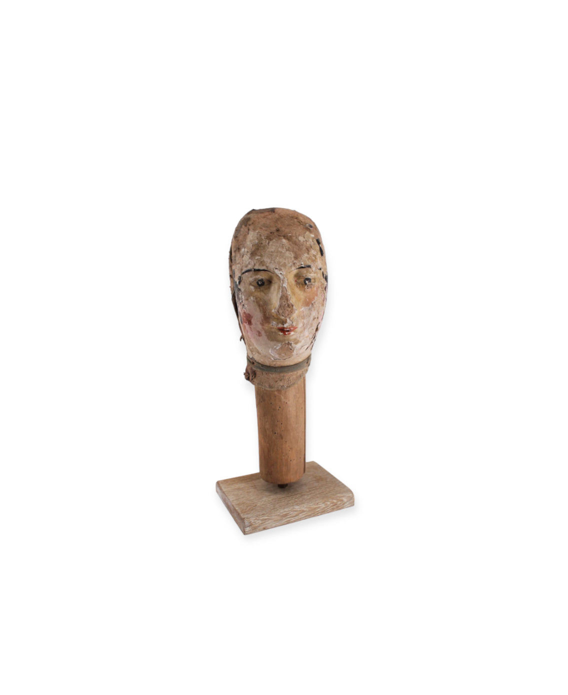 19th Century English Papier Mache Head