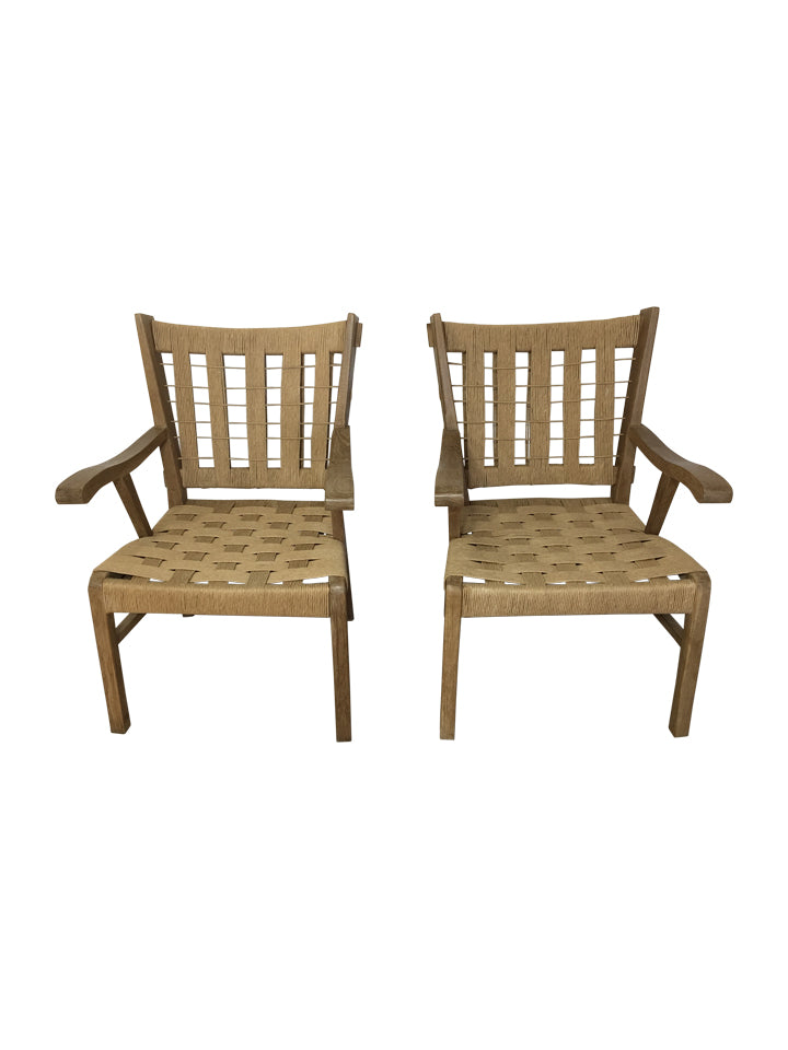 Lucca Studio Franc Rope Arm chairs