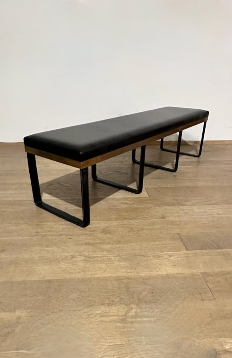 Lucca Studio Vaughn Bench (Black-4 legs)