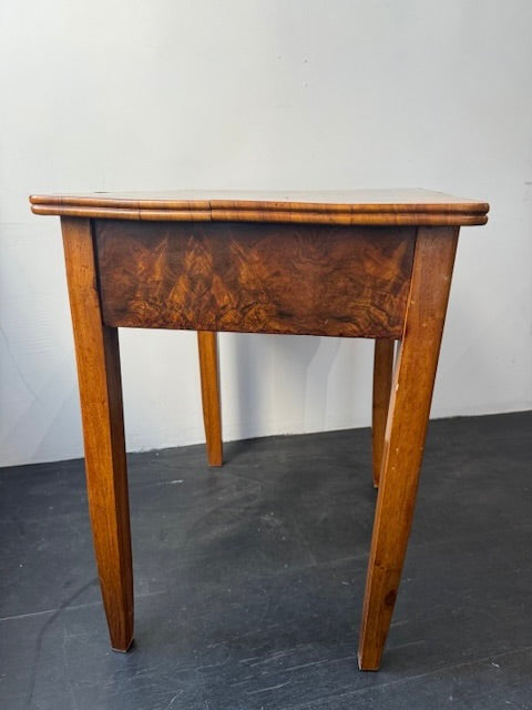 Biedermeier Burlwood Side Table