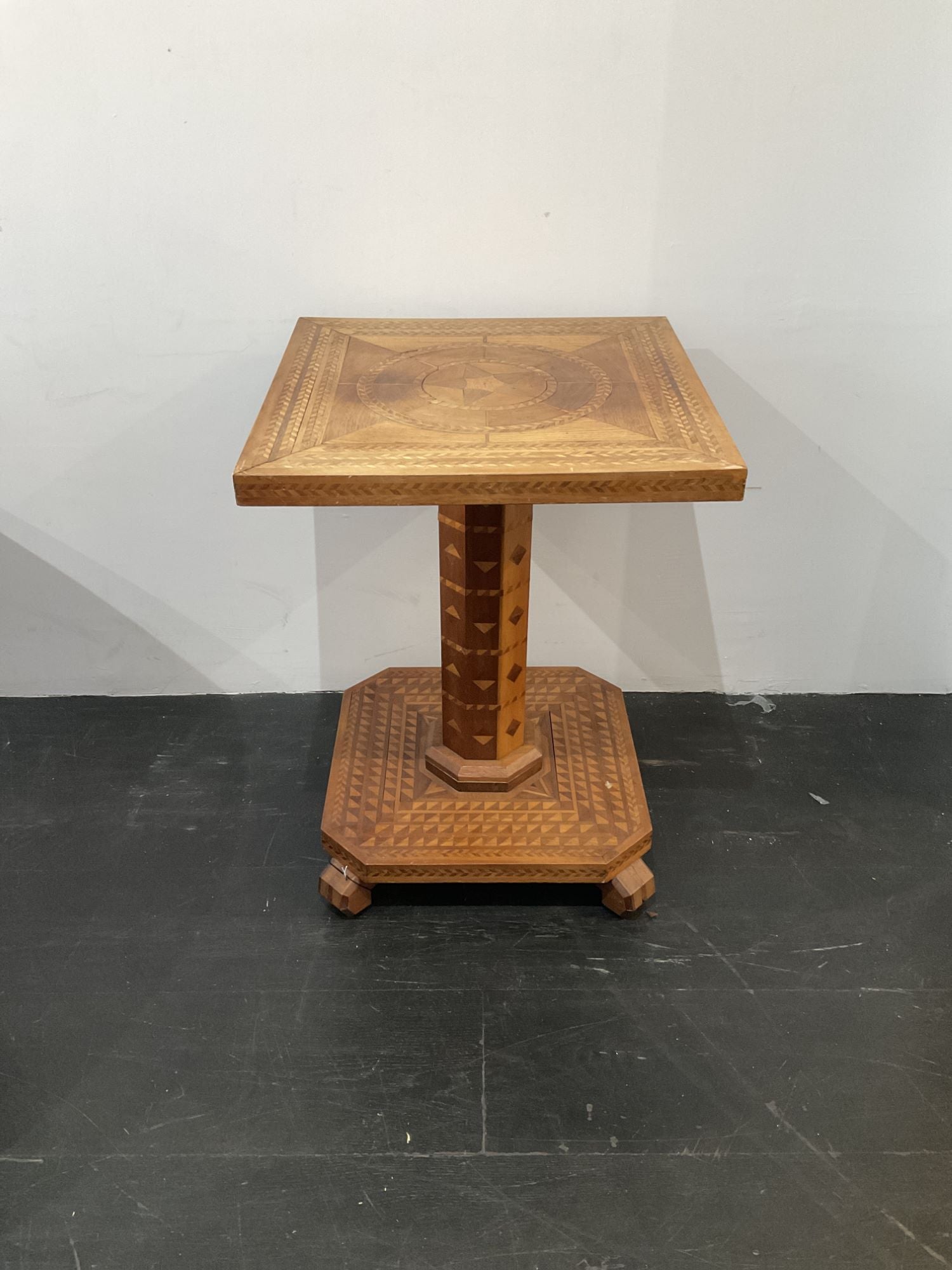 English Inlaid Side table