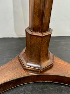 English Side Table with Brass Detail