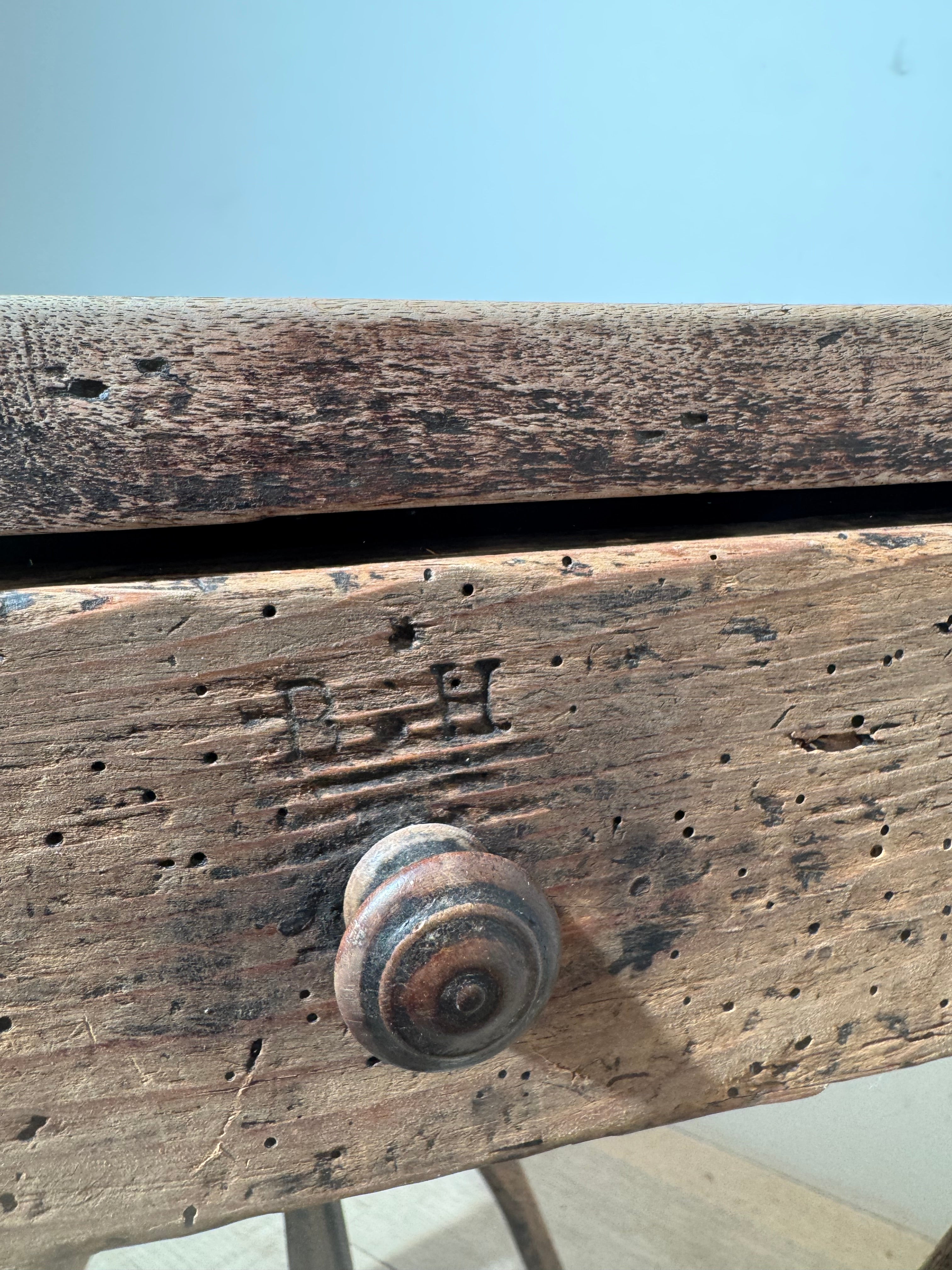 French 18th Century Primitive Side Table