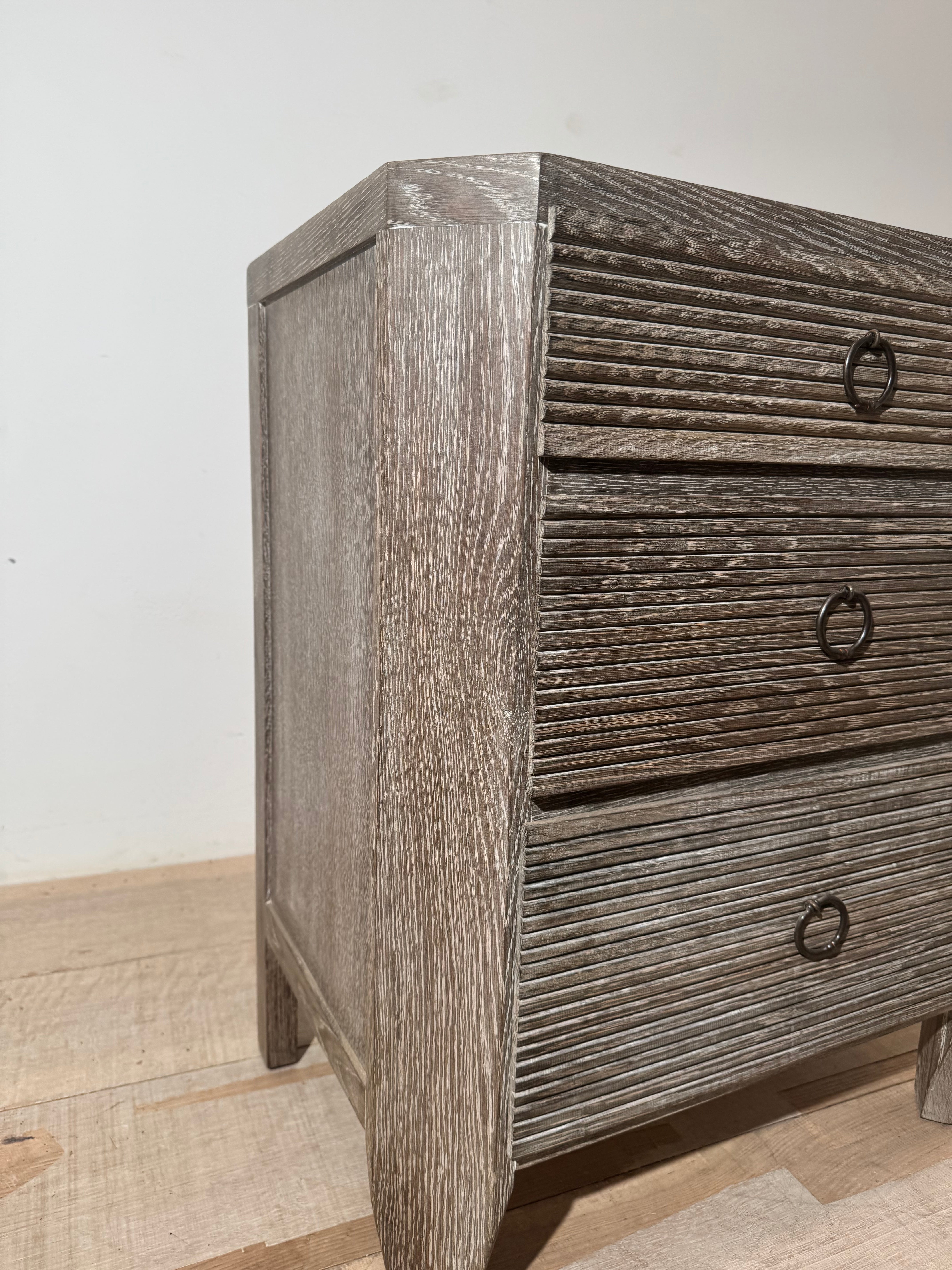 Lucca Studio Cerused Oak Emma Chest of Drawers