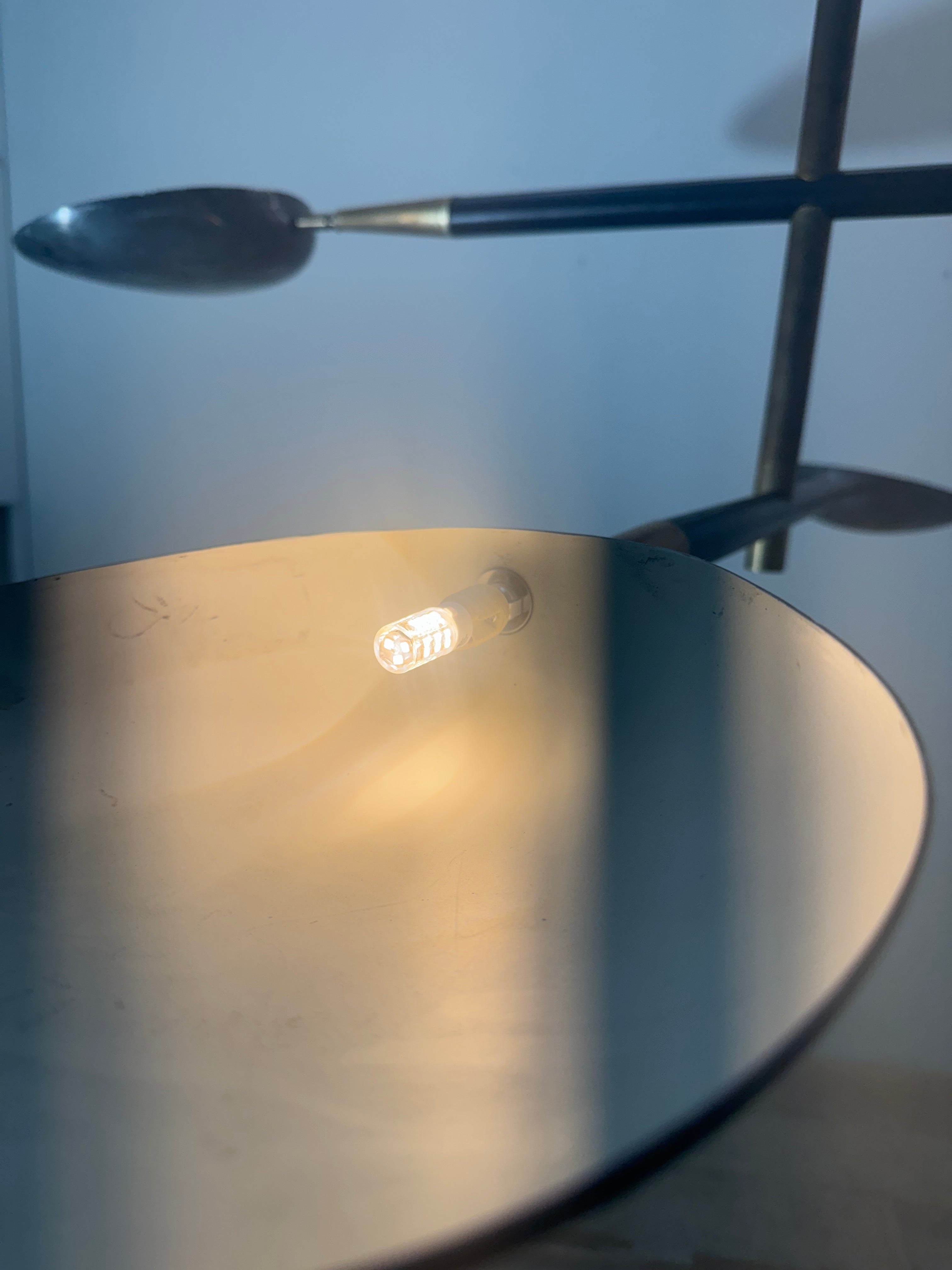 Lucca Studio Renata Chandelier in Leather & Bronze