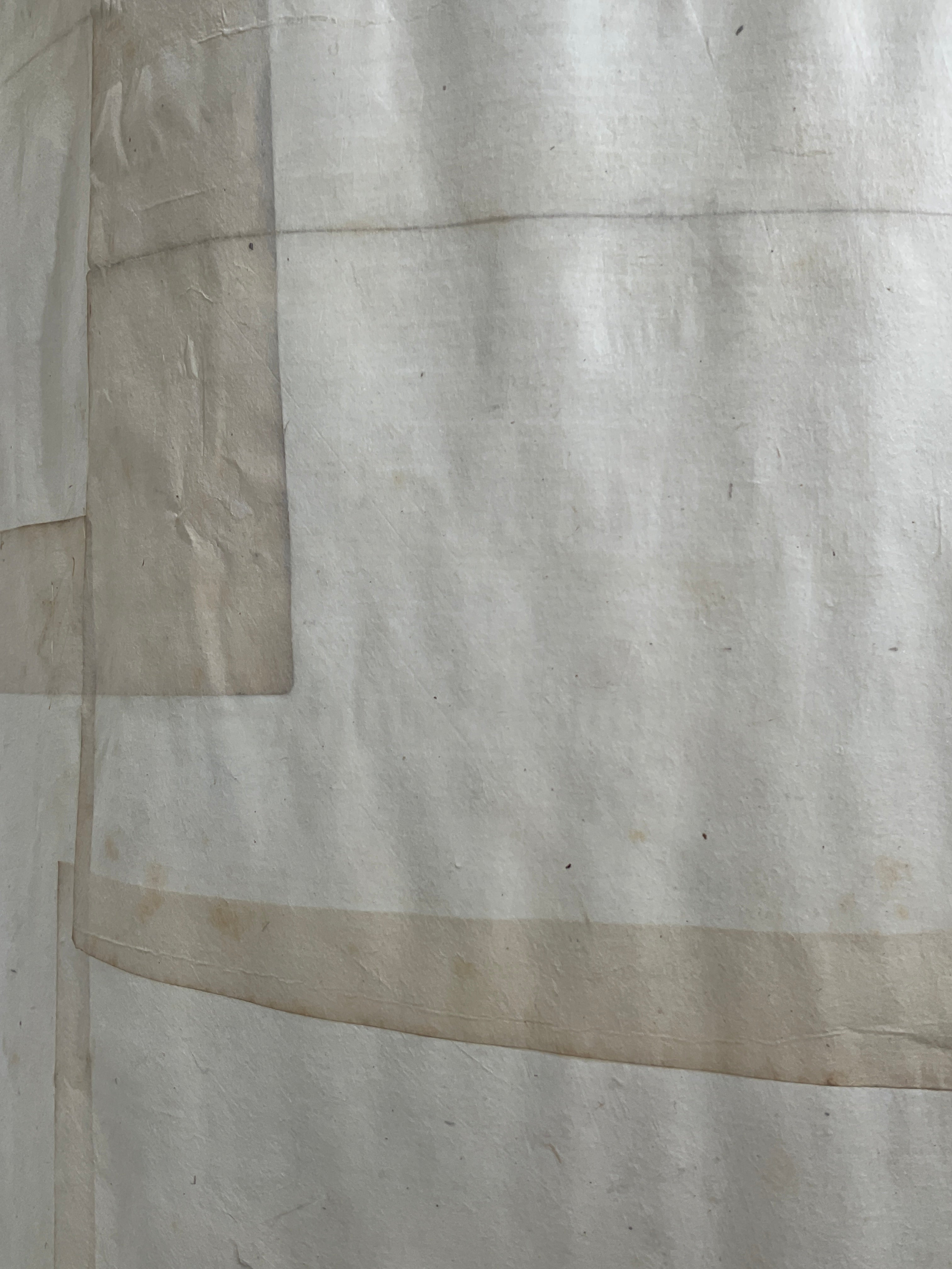 Limited Edition Solid Bleached Oak Floor Lamp with Handmade Japanese Lamp Shade