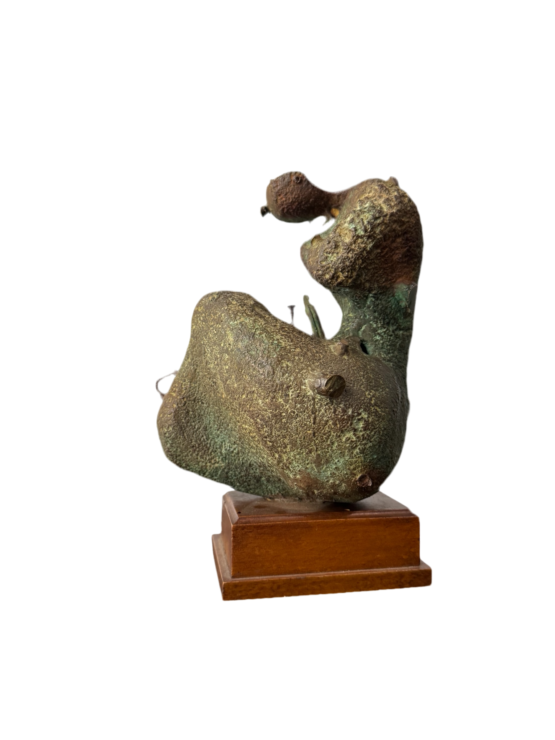 Spanish Mid Century Bronze Brutalist Sculpture