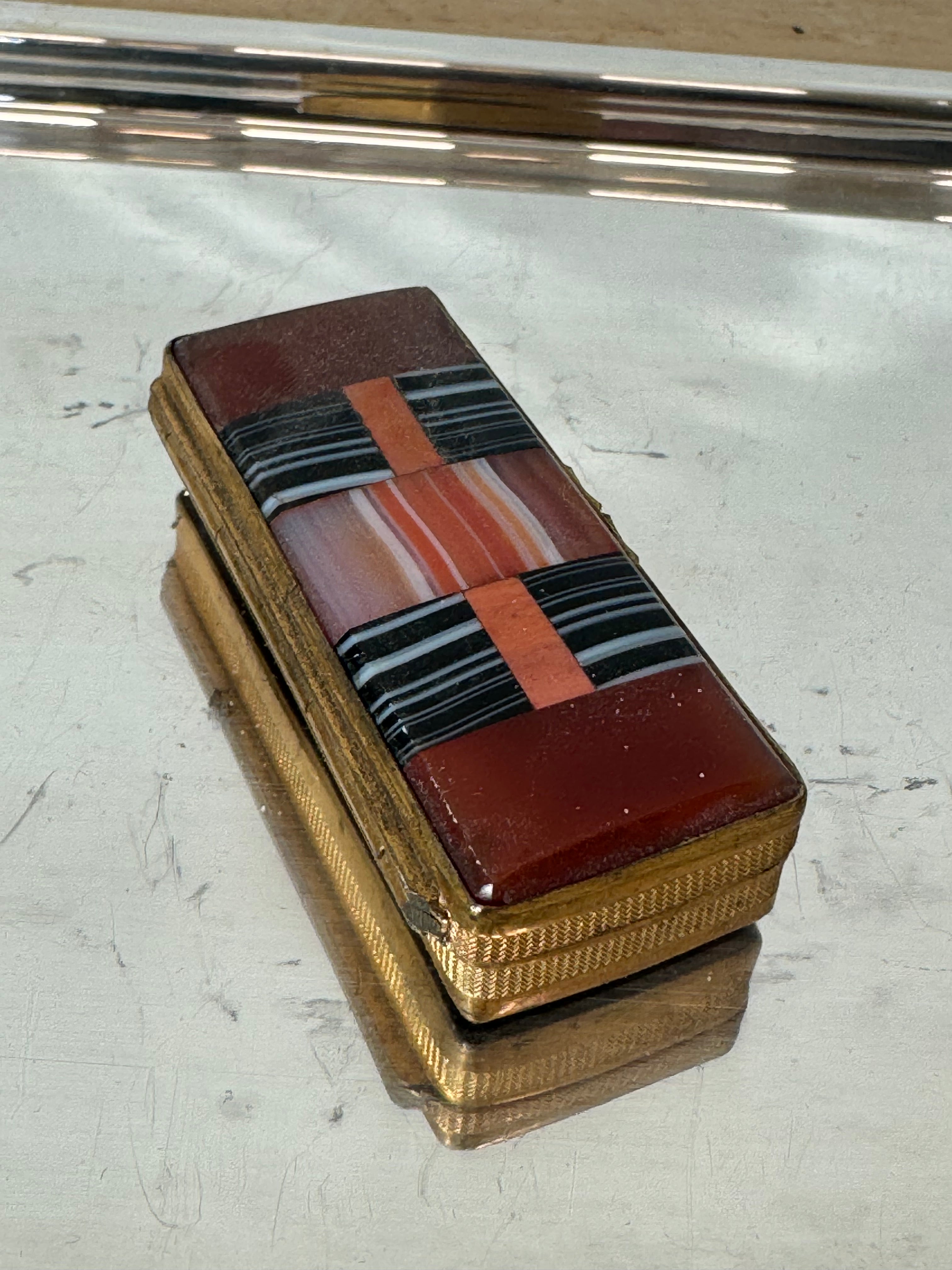 Fine Scottish Antique Agate Box