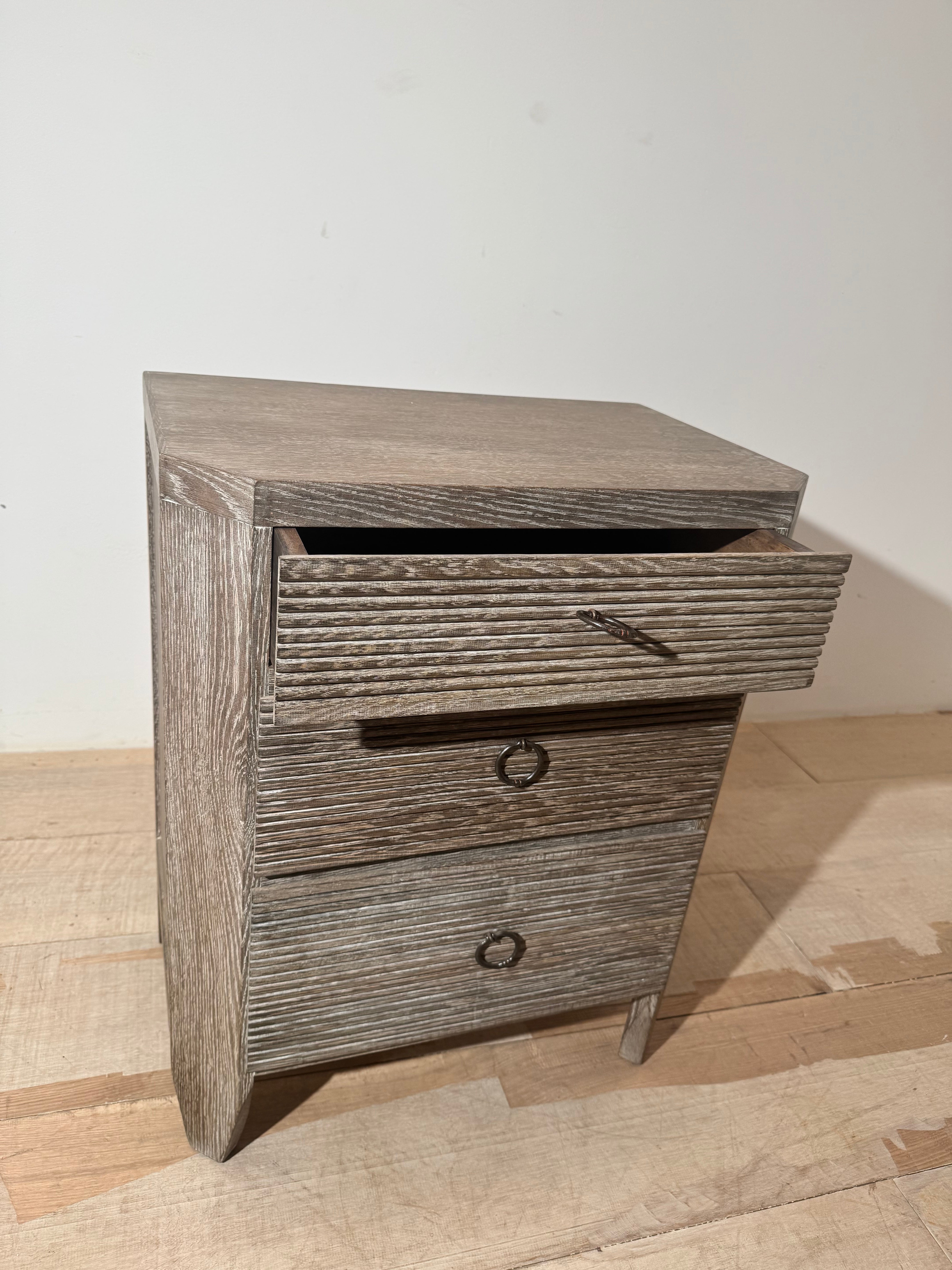 Lucca Studio Cerused Oak Emma Chest of Drawers