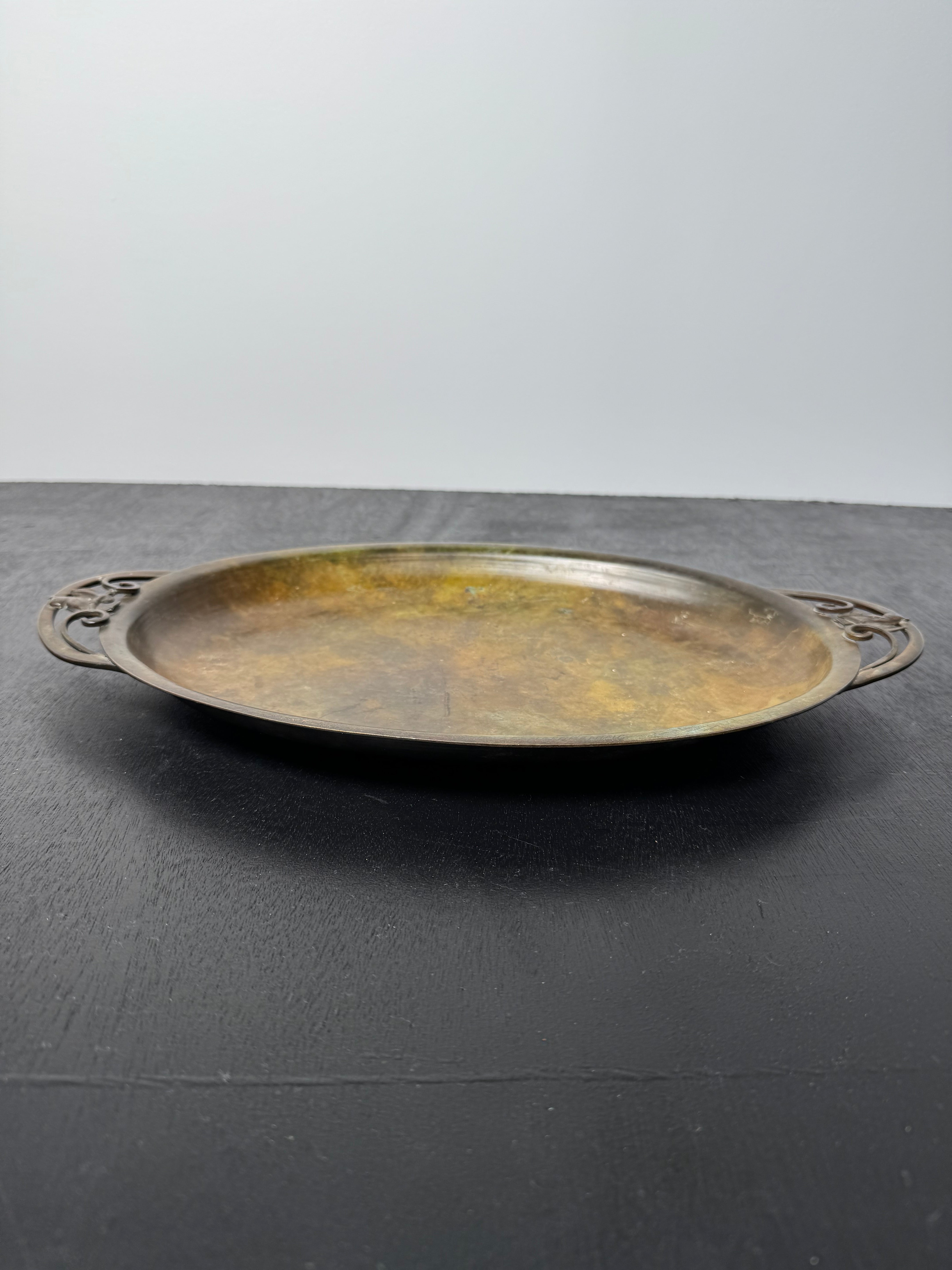 Art Nouveau Viennese Bronze Tray