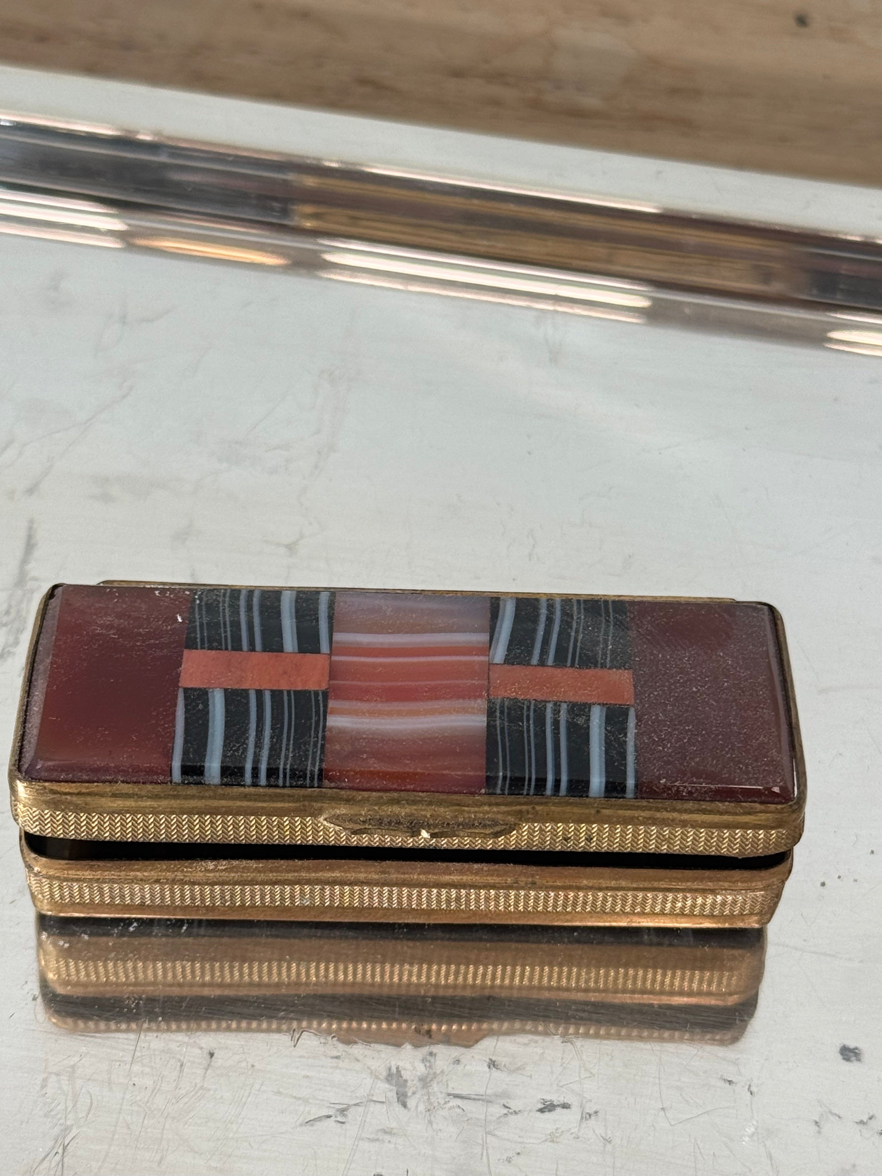 Fine Scottish Antique Agate Box