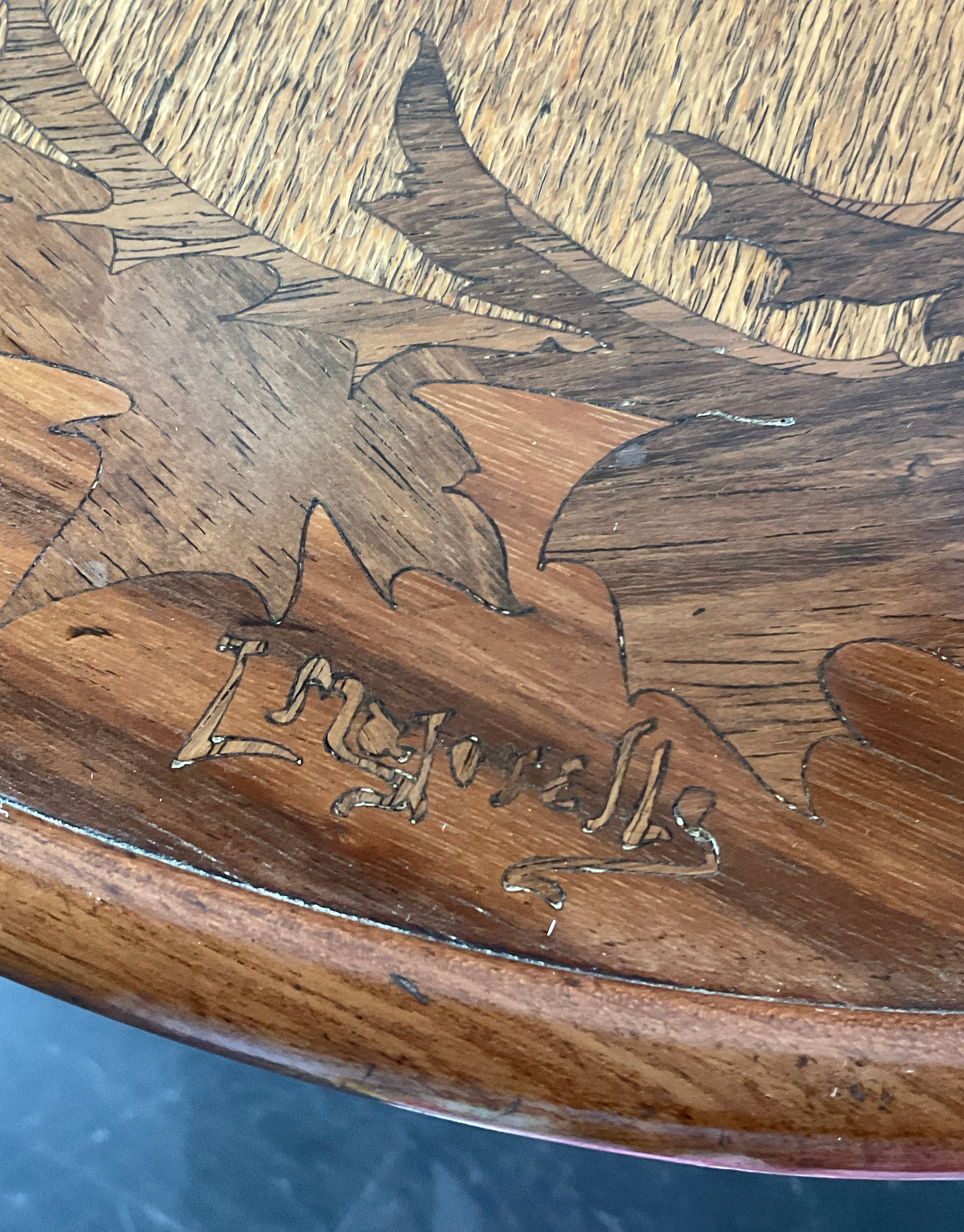 Stunning Louis Majorelle Art Nouveau Side Table