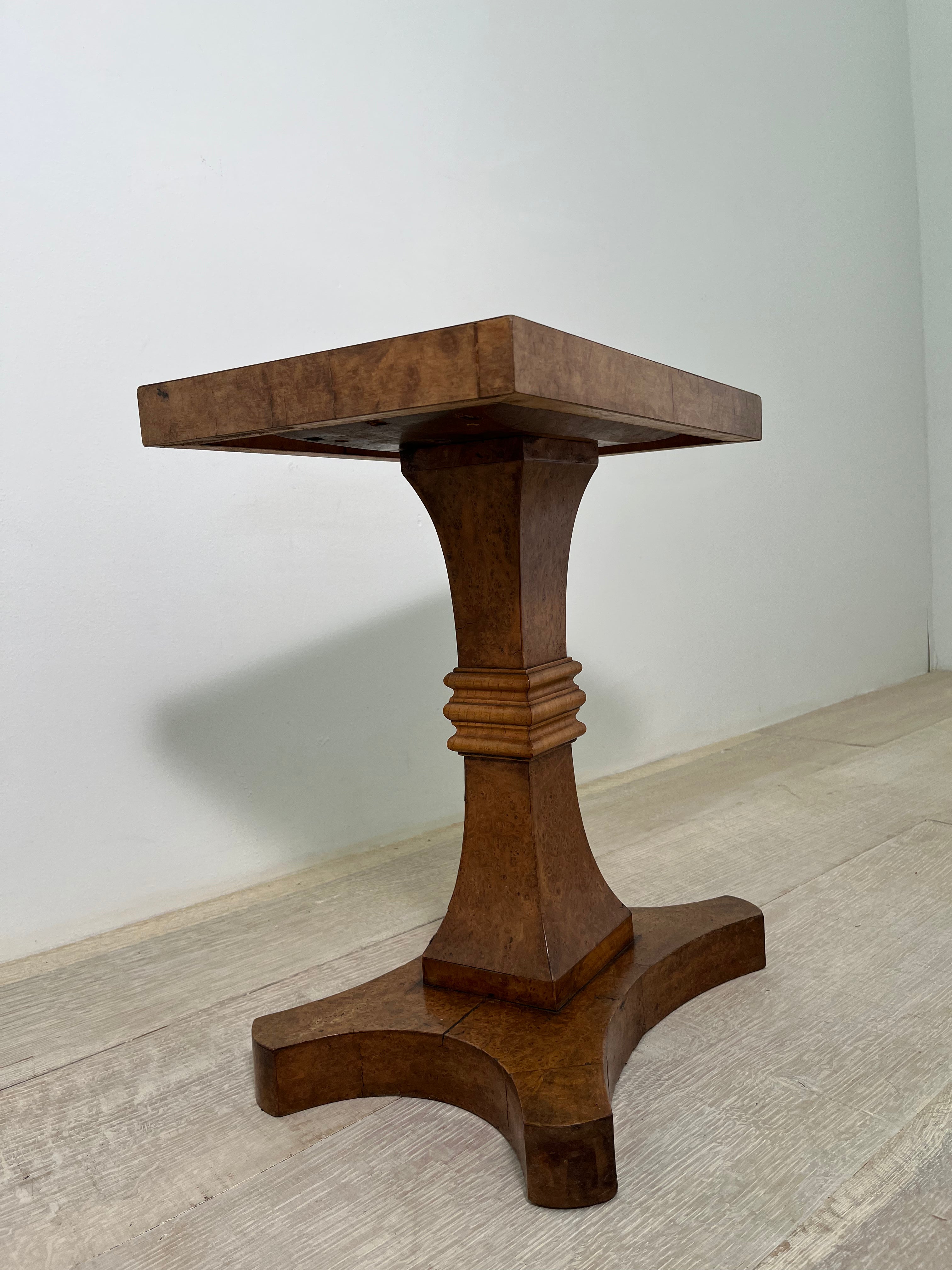 Burlwood 19th century English Side Table