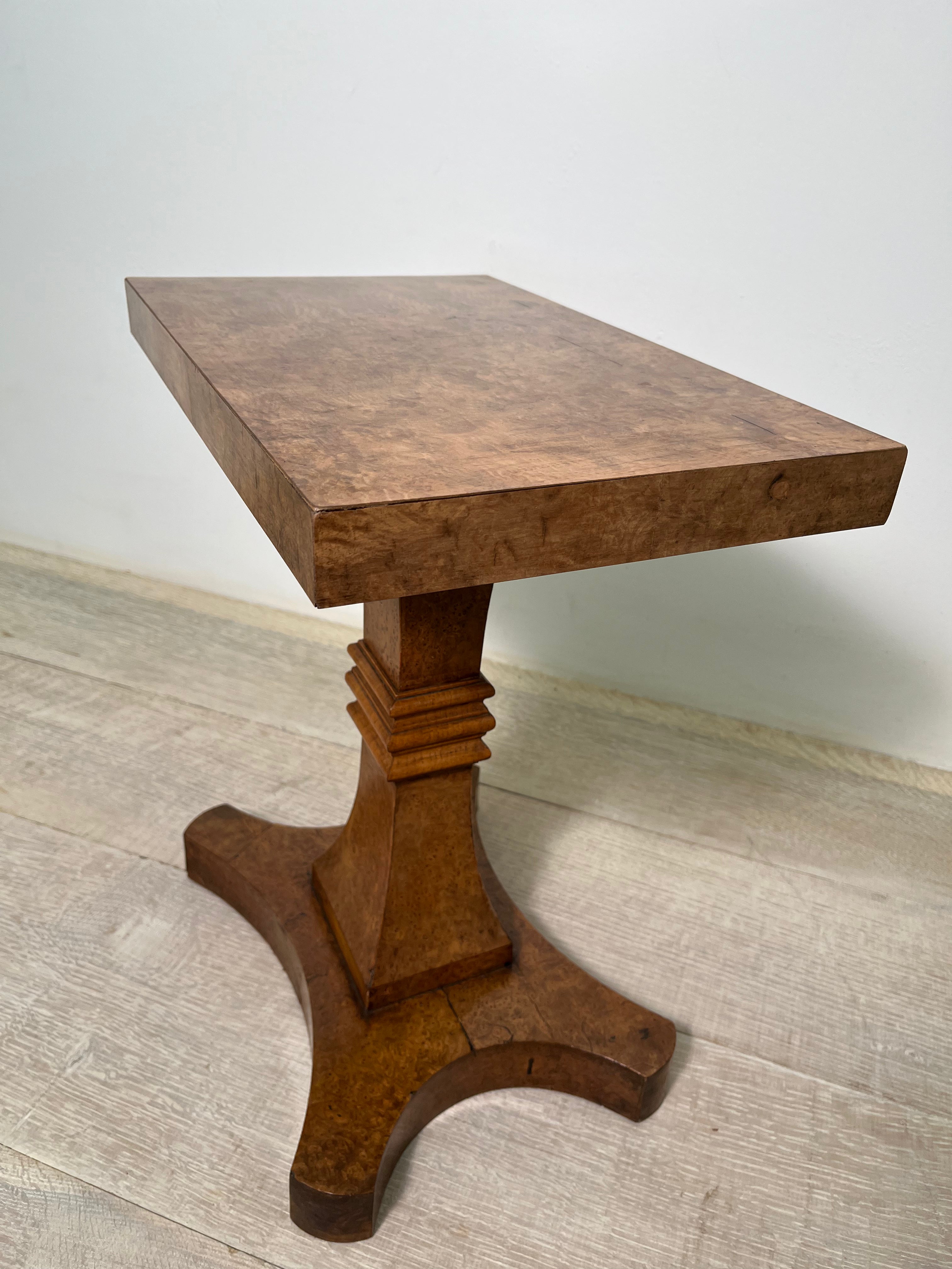 Burlwood 19th century English Side Table