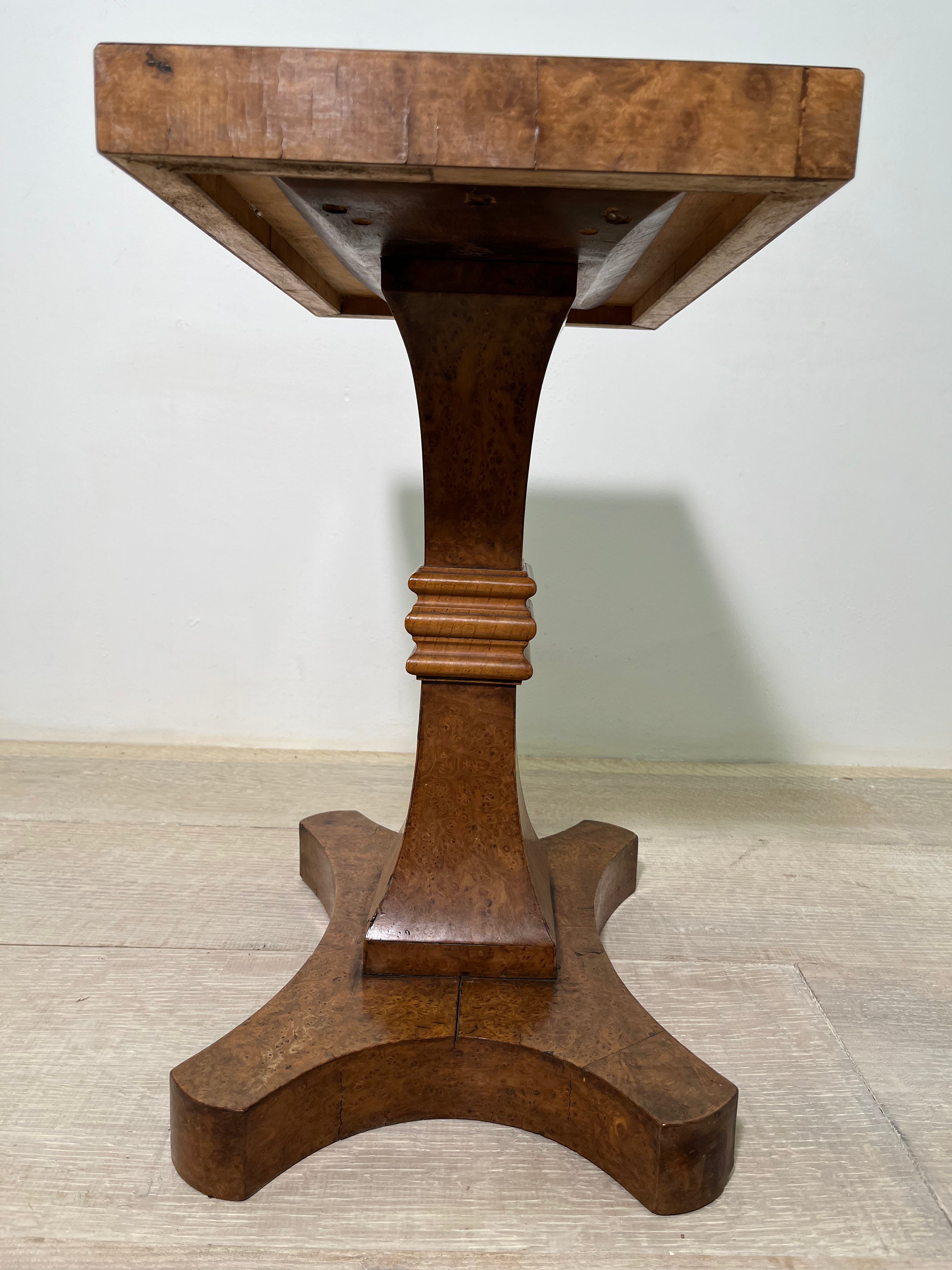 Burlwood 19th century English Side Table