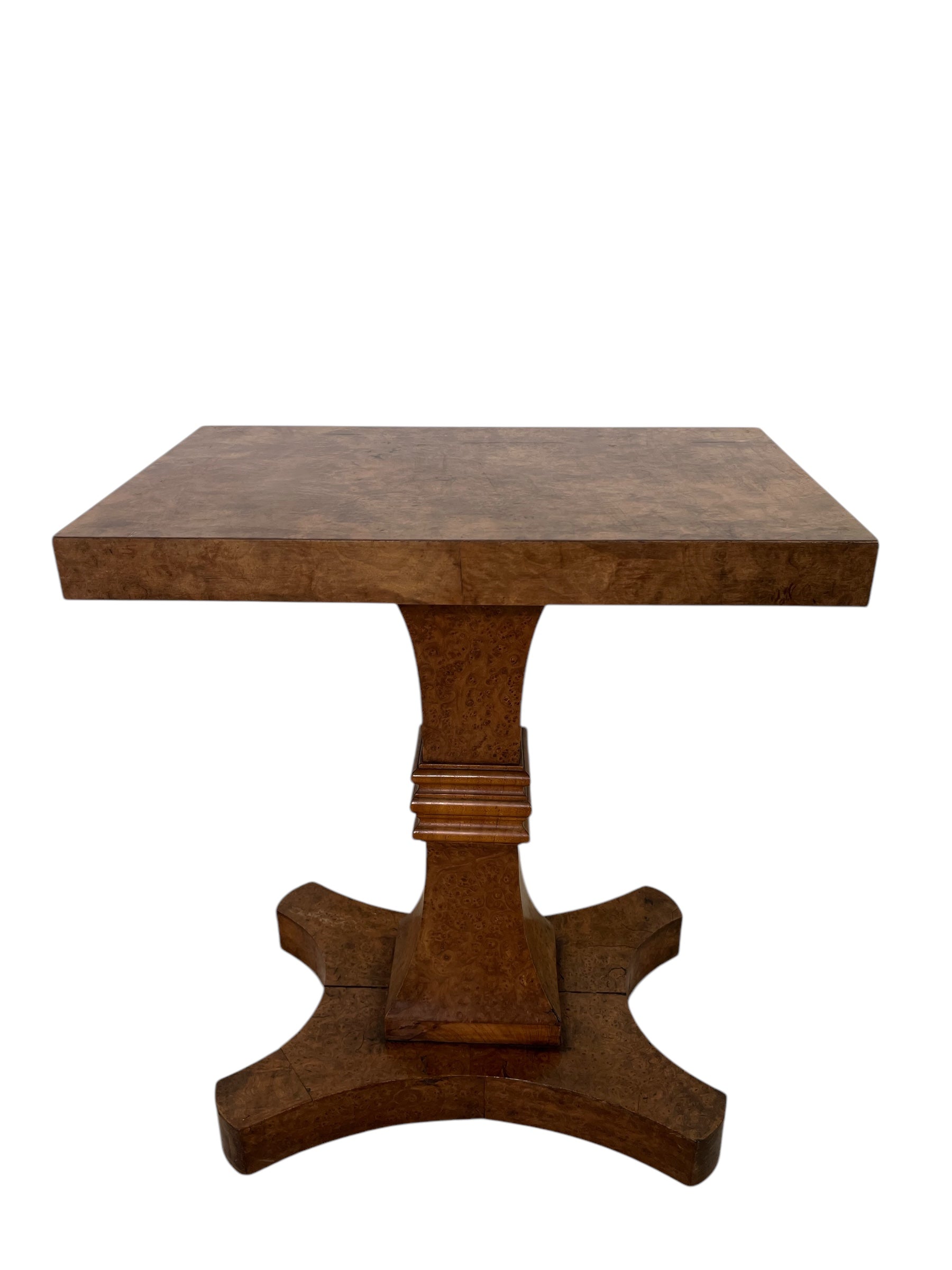 Burlwood 19th century English Side Table