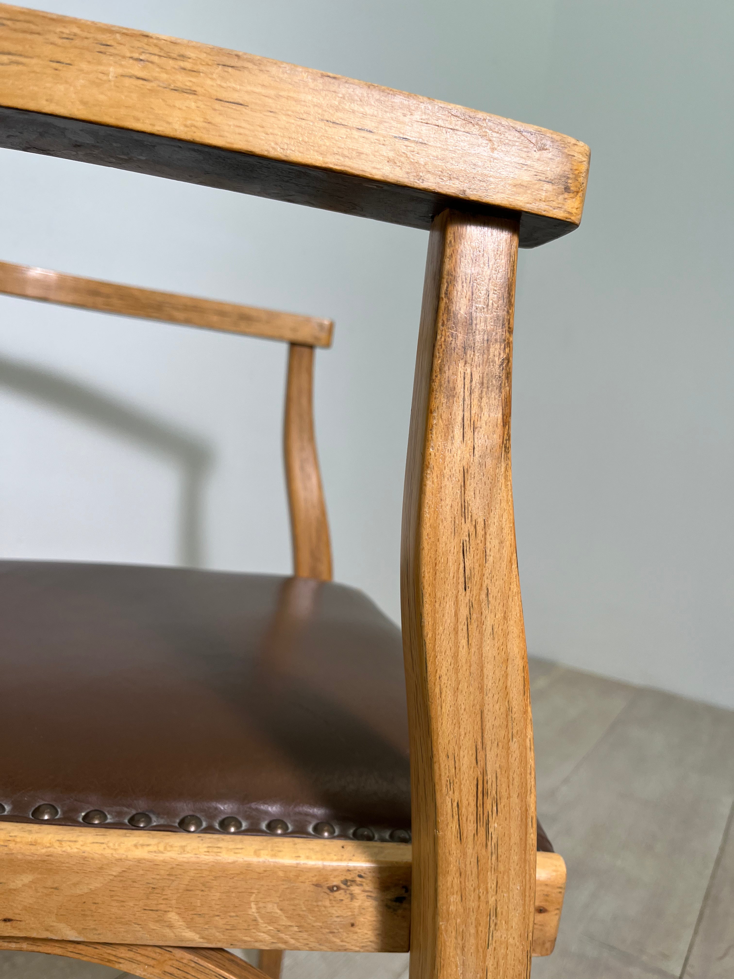 A pair of OTTO WAGNER Art Nouveau Armchairs